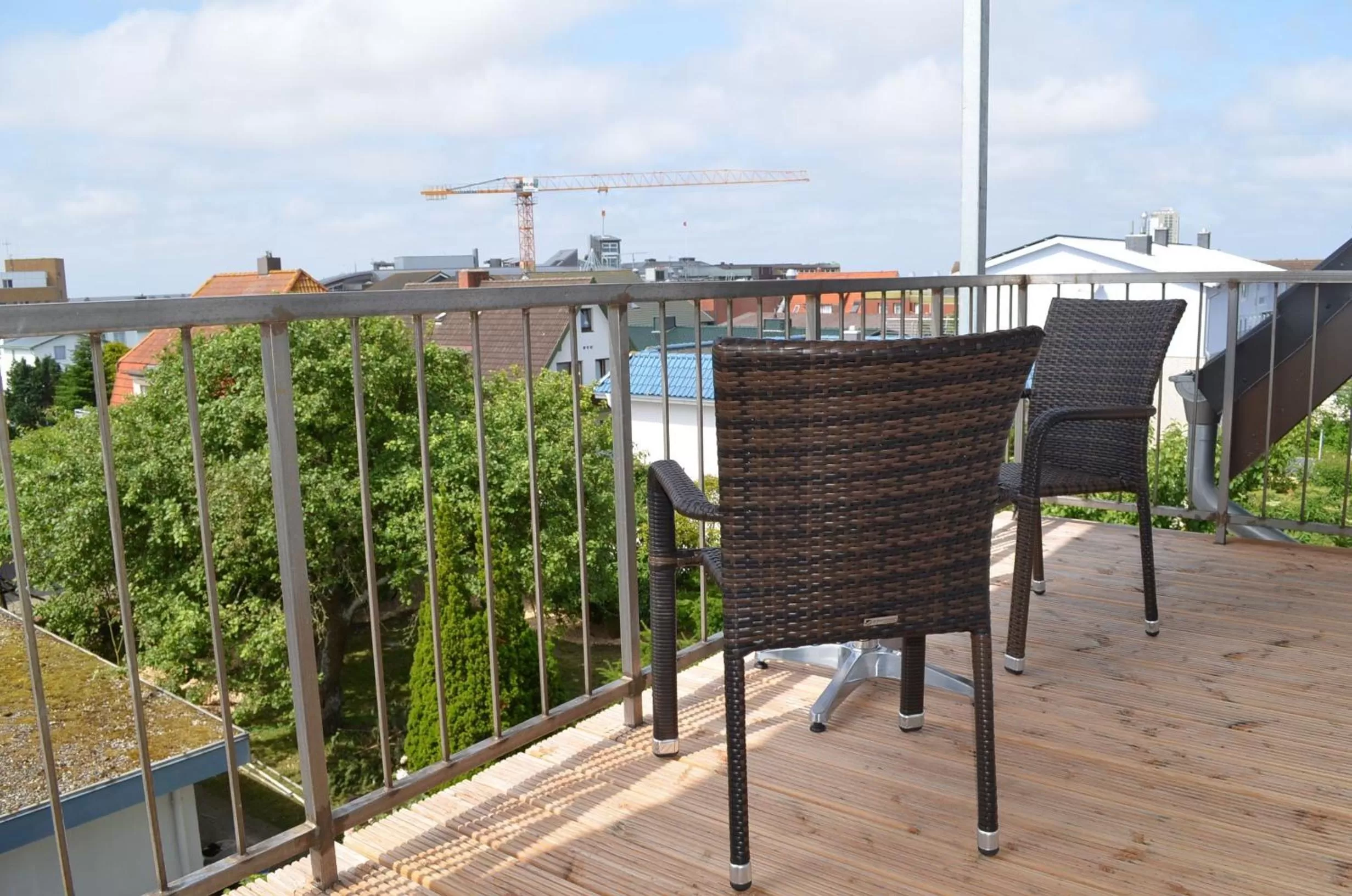 Balcony/Terrace in Bernstein-Hotel Bootshaus