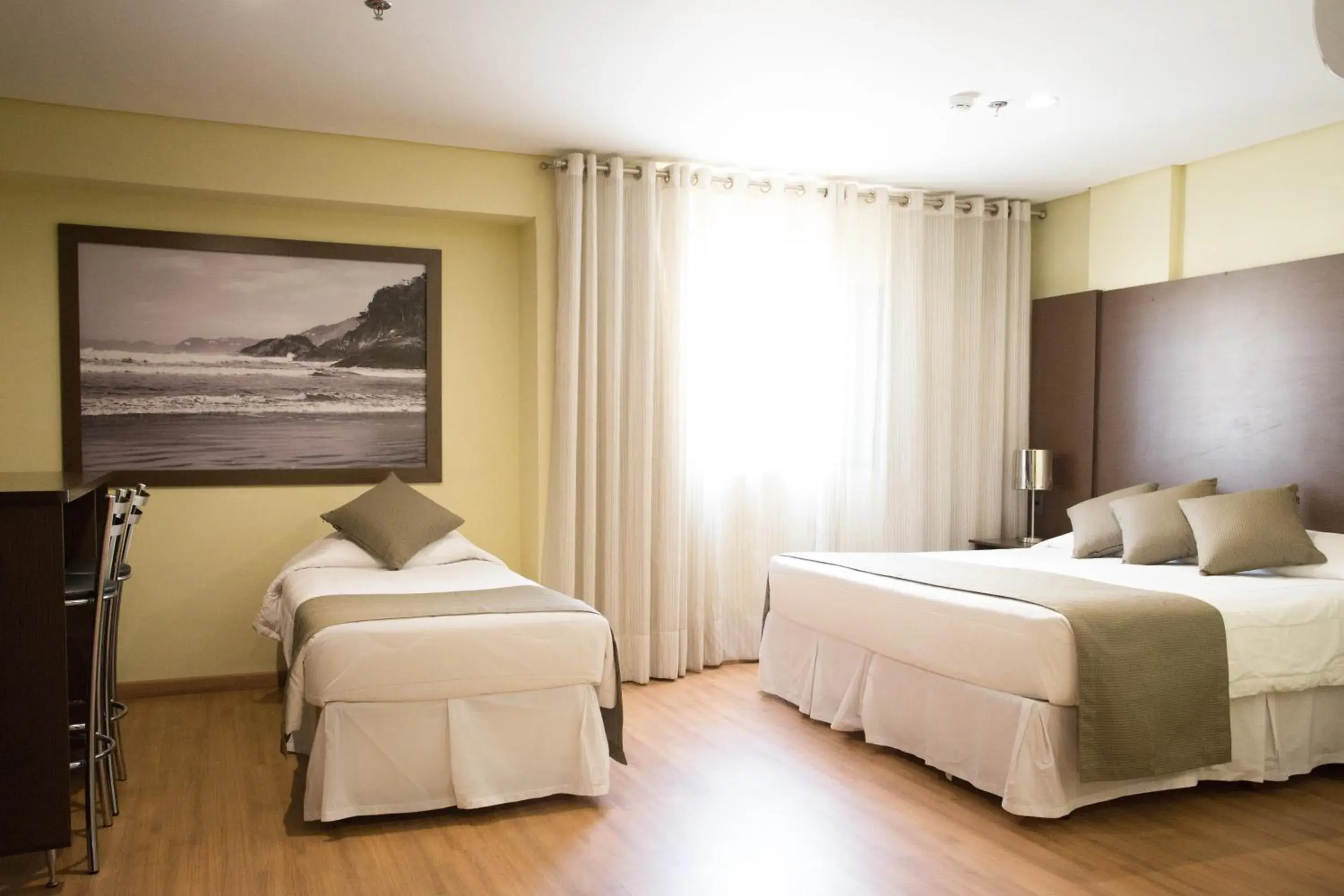 Bed in Olavo Bilac Hotel