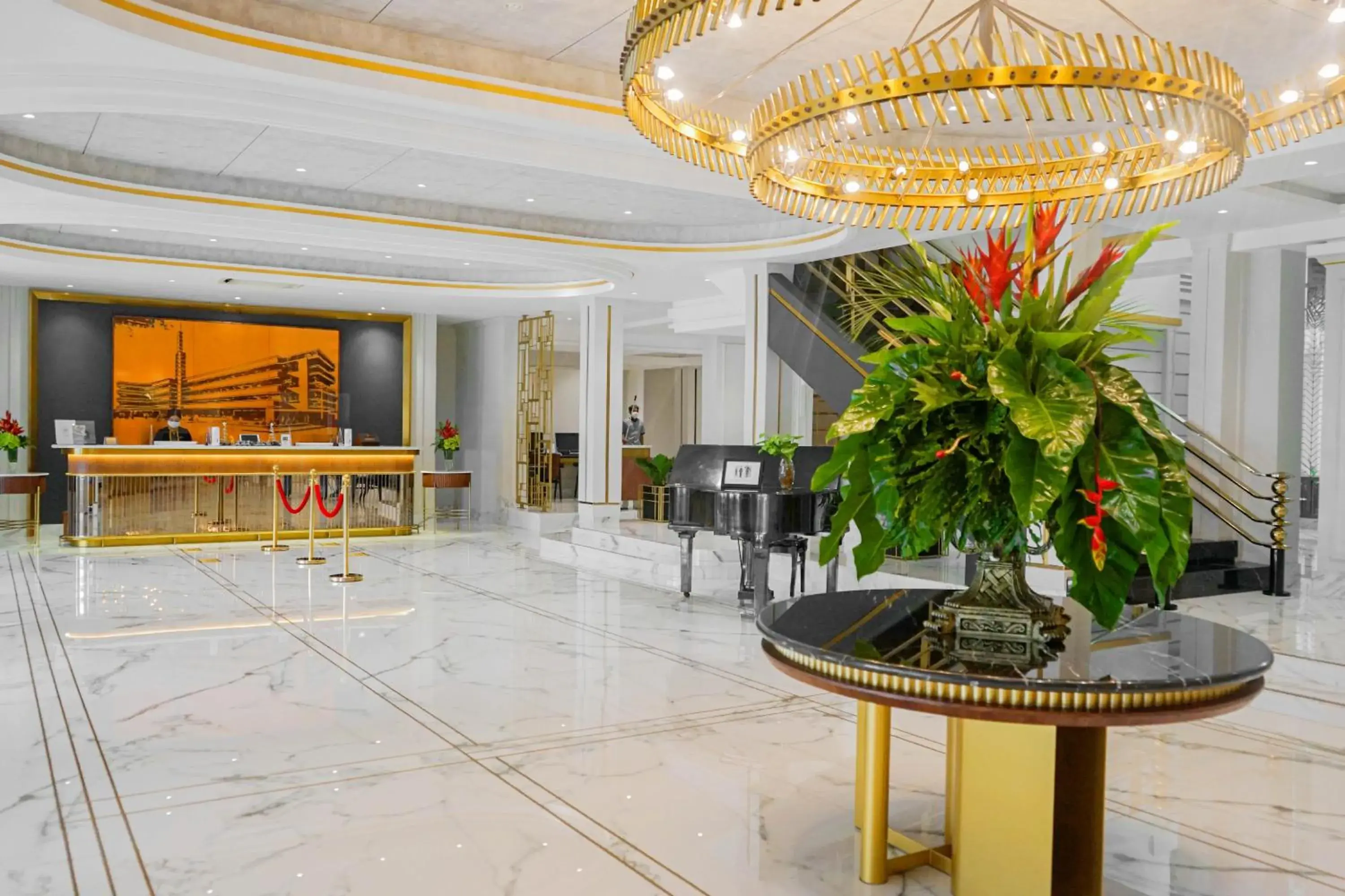 Lobby or reception in Hotel Bidakara Grand Savoy Homann Bandung