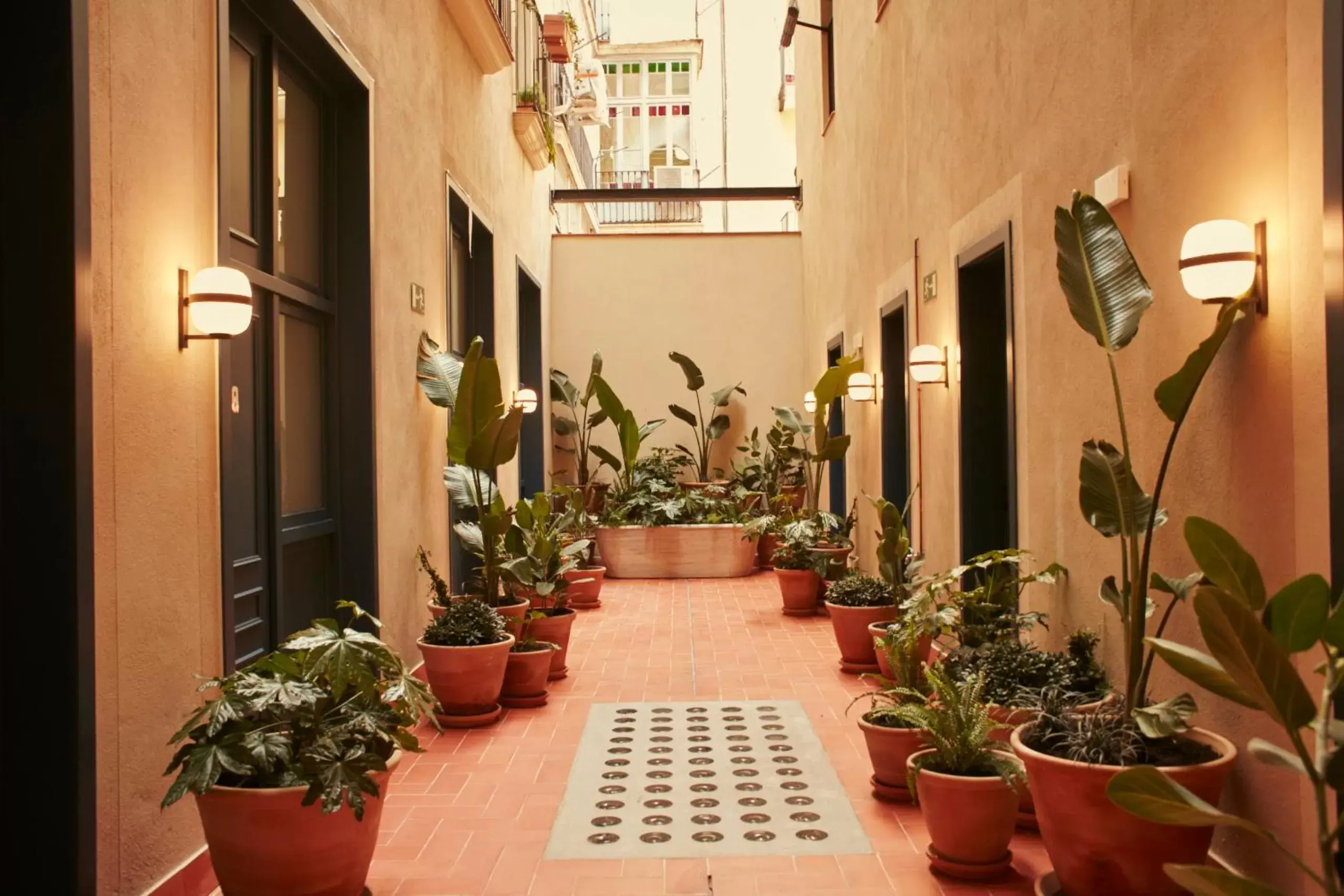 Patio, Lobby/Reception in Hotel Casa Bonay