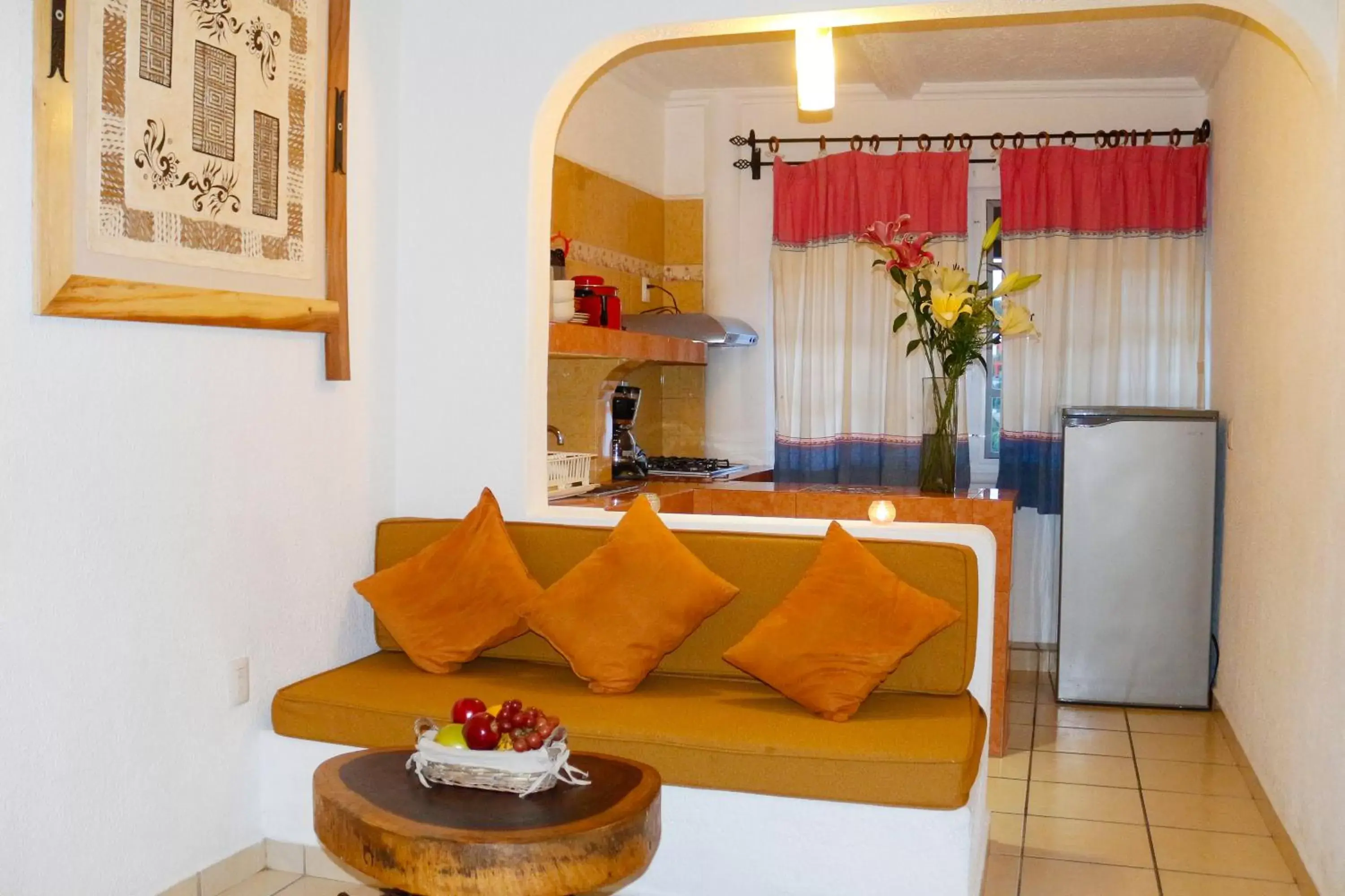 Living room, Seating Area in Hotel Careyes Puerto Escondido