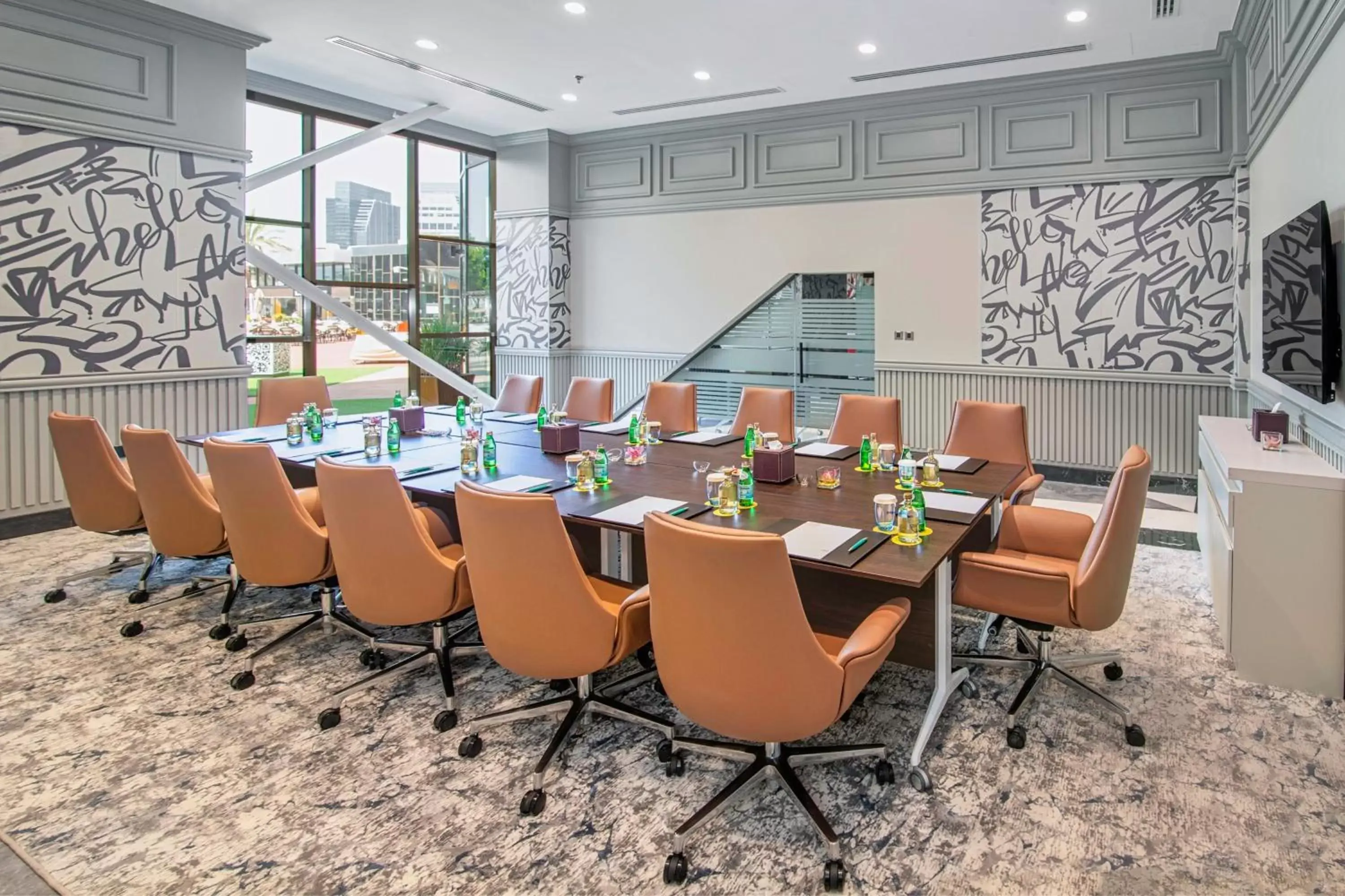 Meeting/conference room in Le Meridien Abu Dhabi