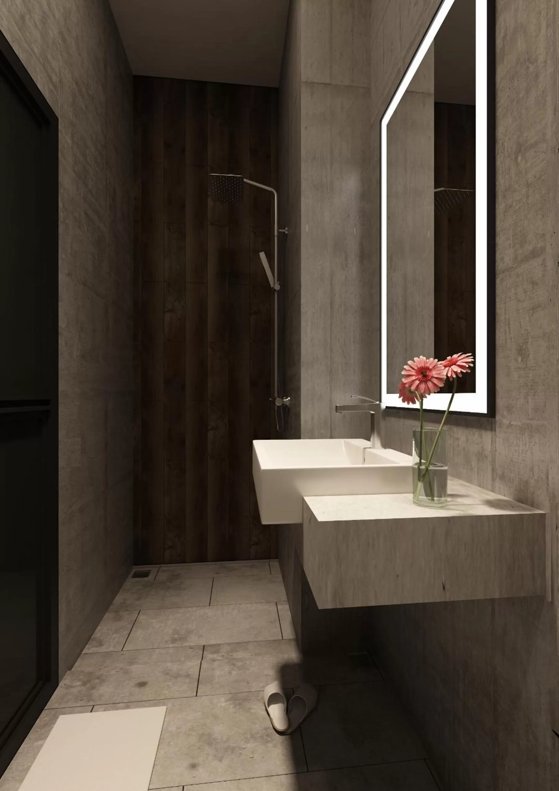 Bathroom in Brown Hotel