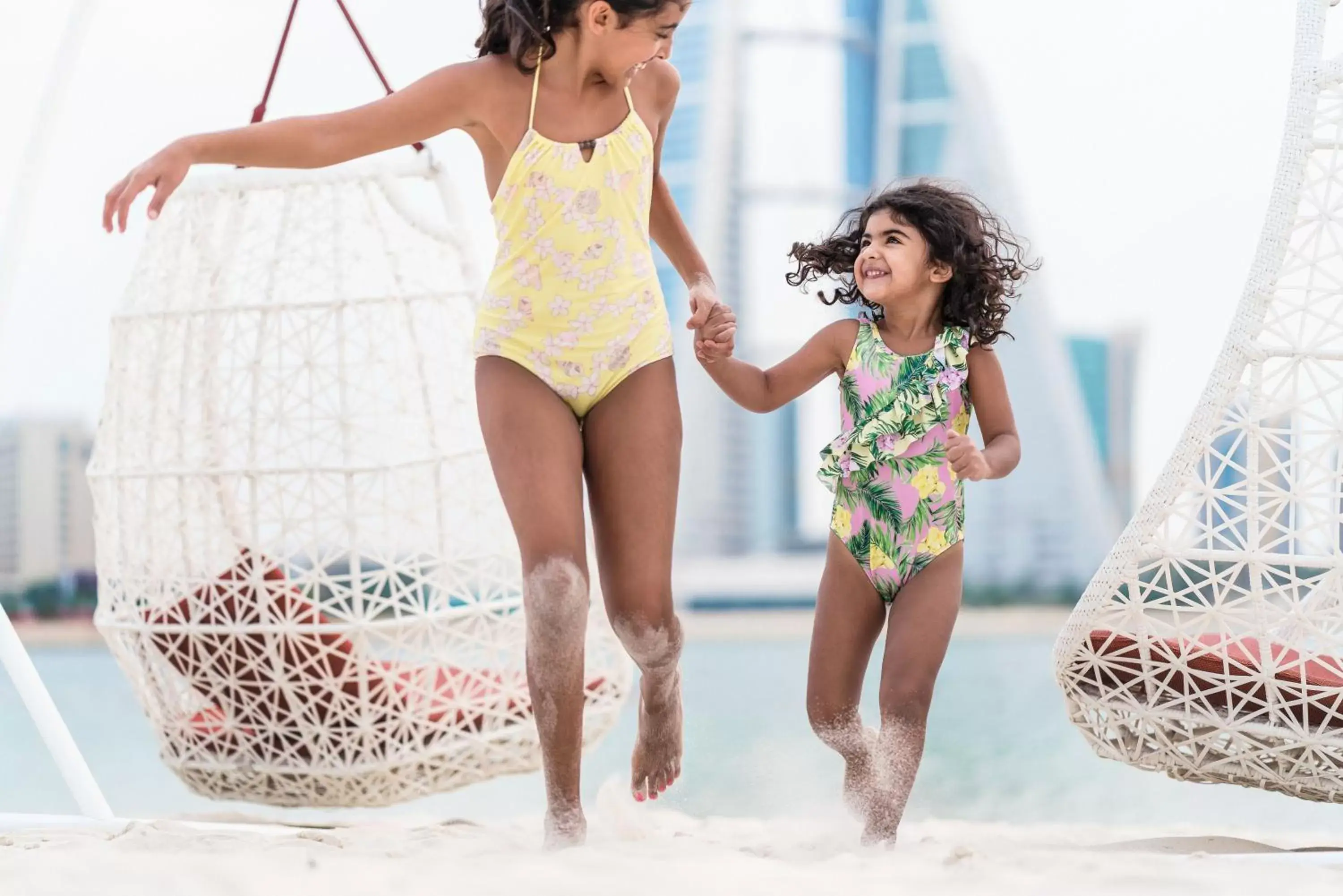 Beach, Children in Four Seasons Hotel Bahrain Bay
