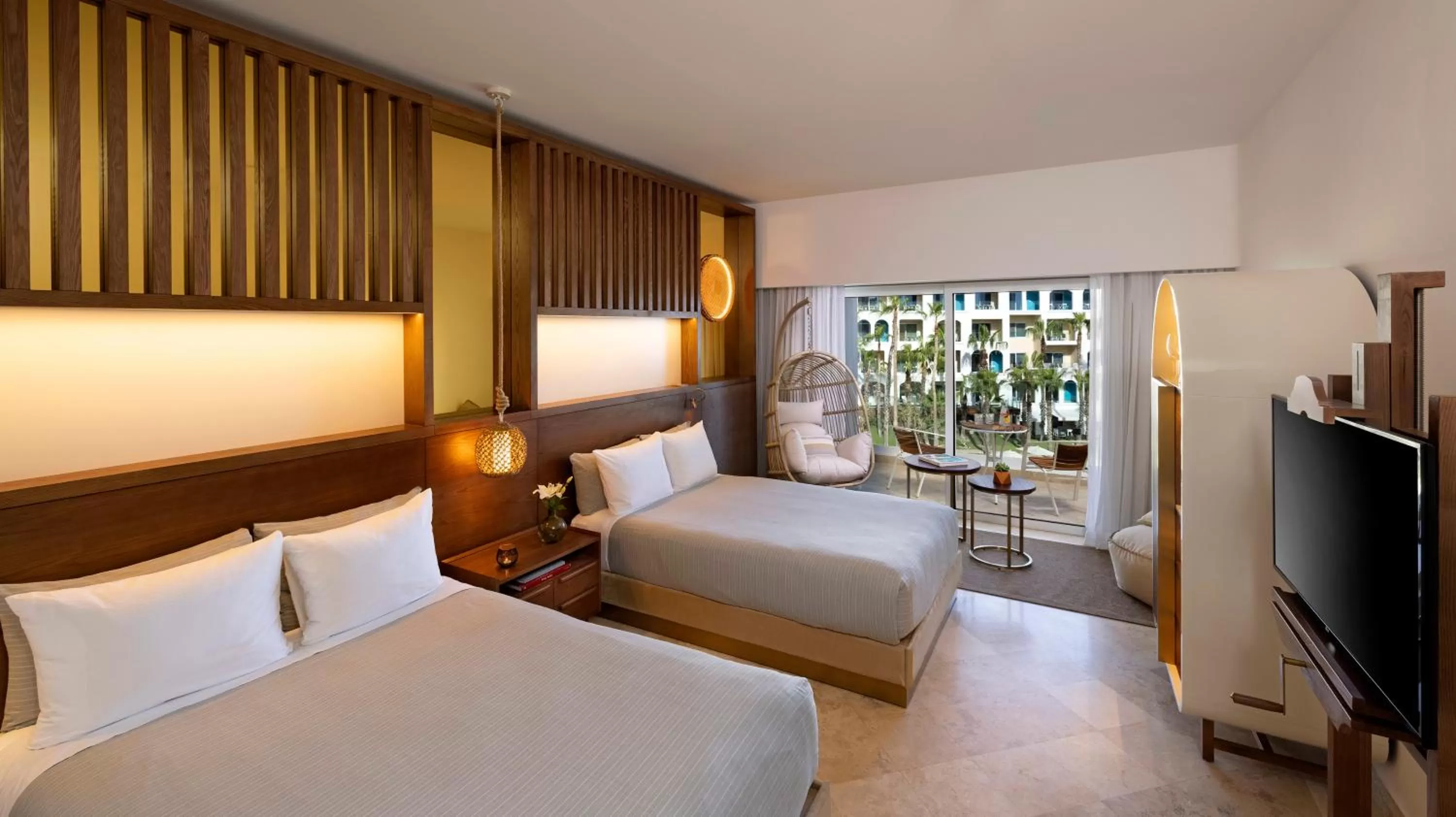 Bedroom, Bed in ME Cabo by Meliá