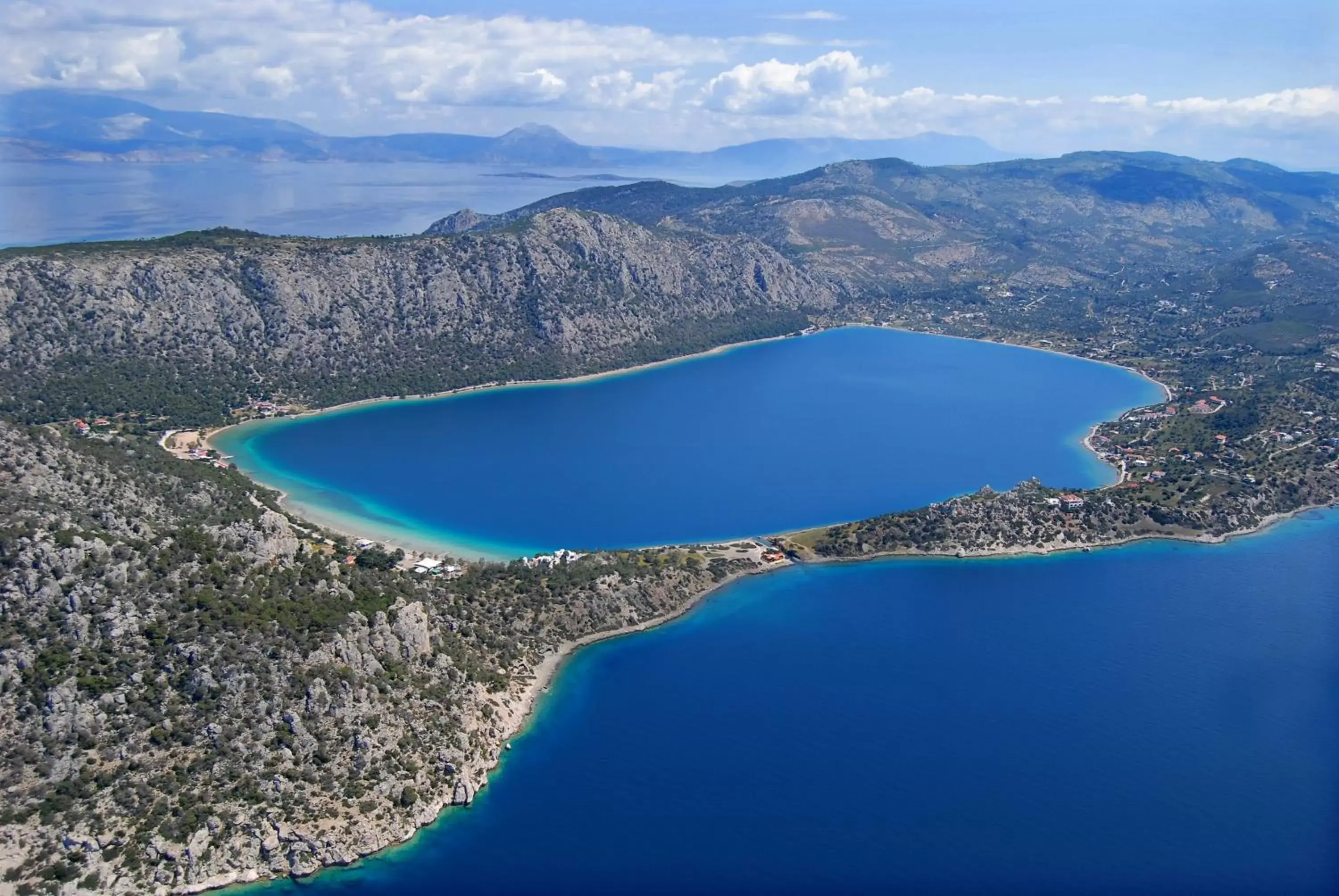 Beach, Bird's-eye View in Grand Hotel Loutraki