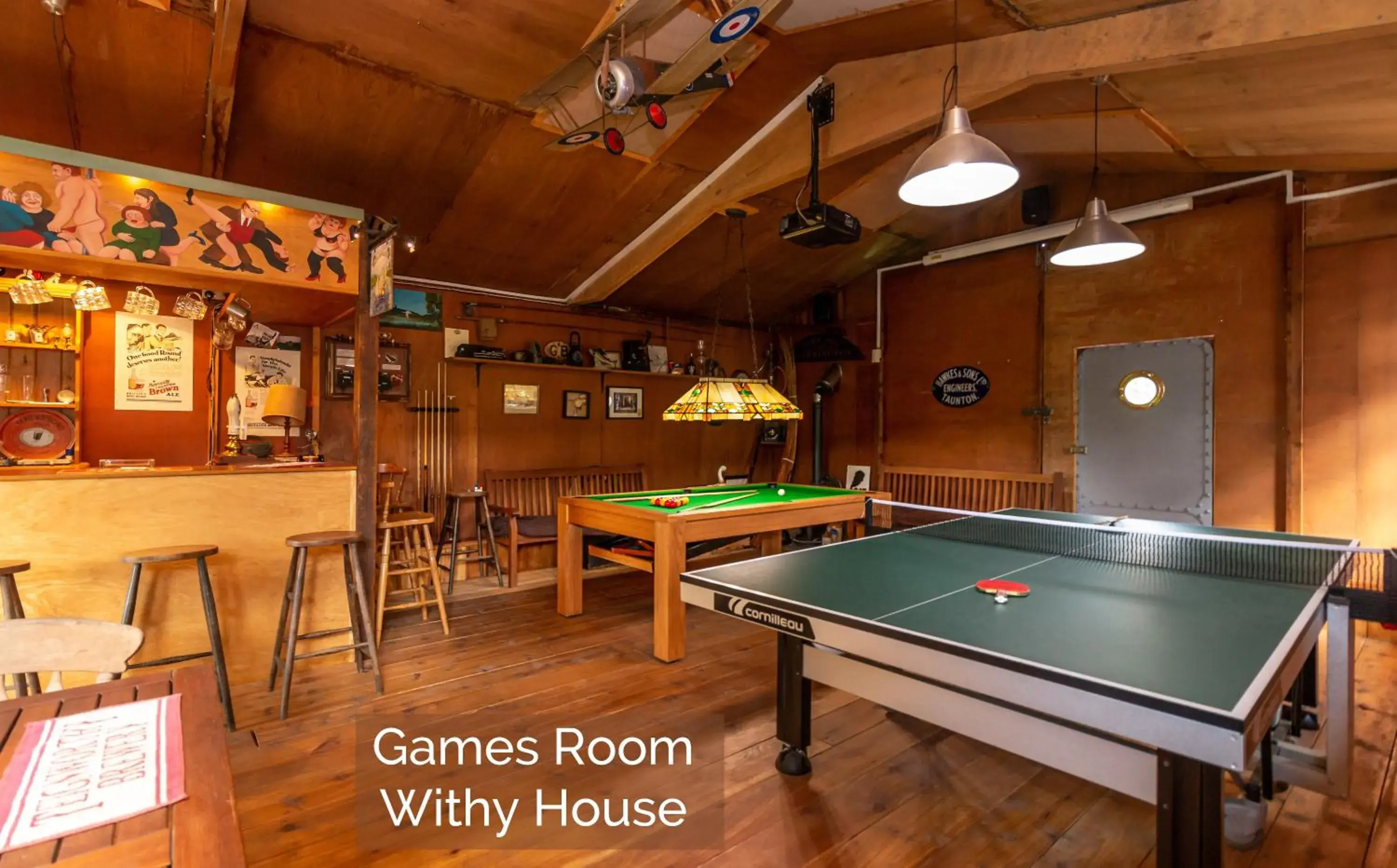 Activities, Table Tennis in Withy Cottages