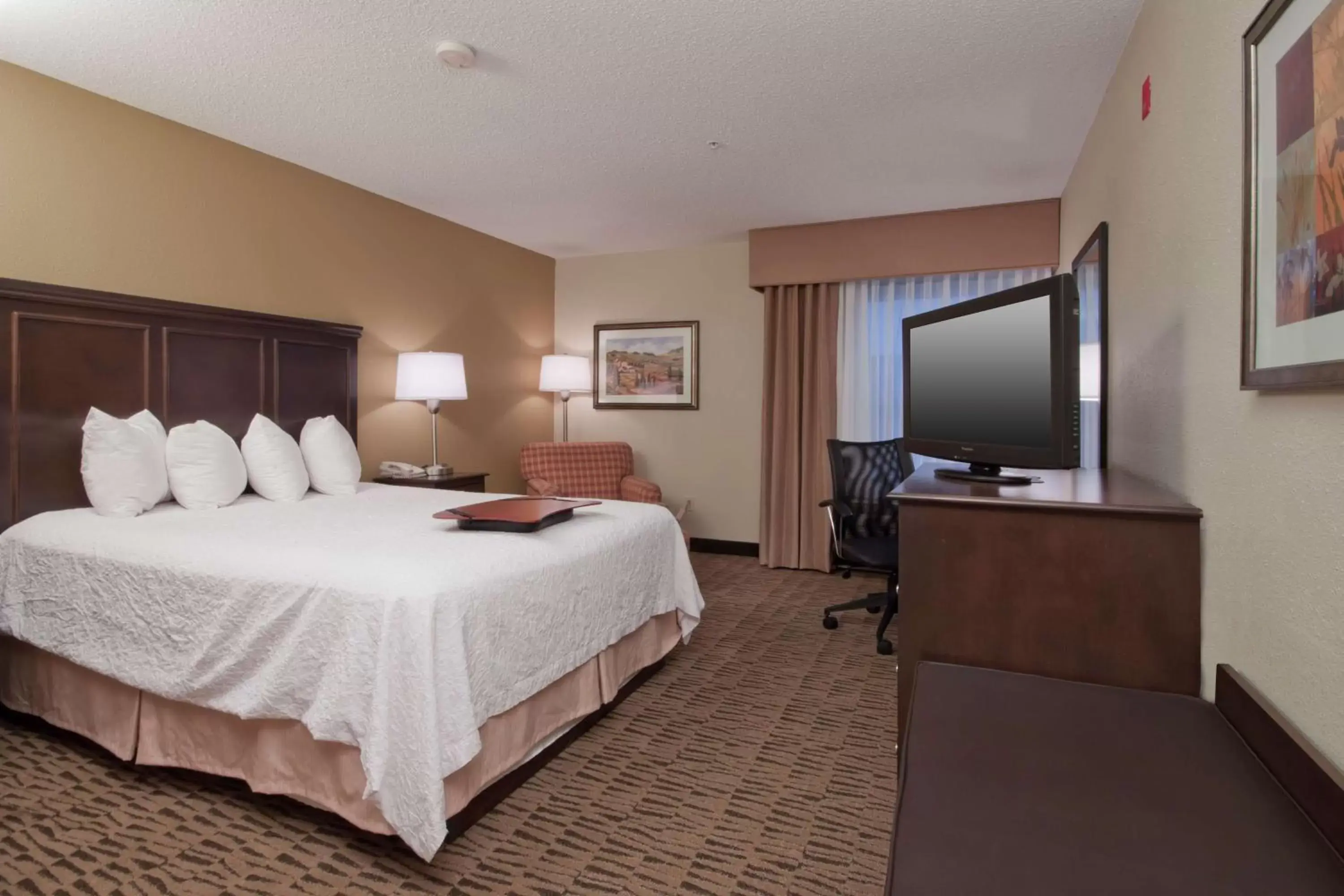 Bedroom, Bed in Hampton Inn Jackson