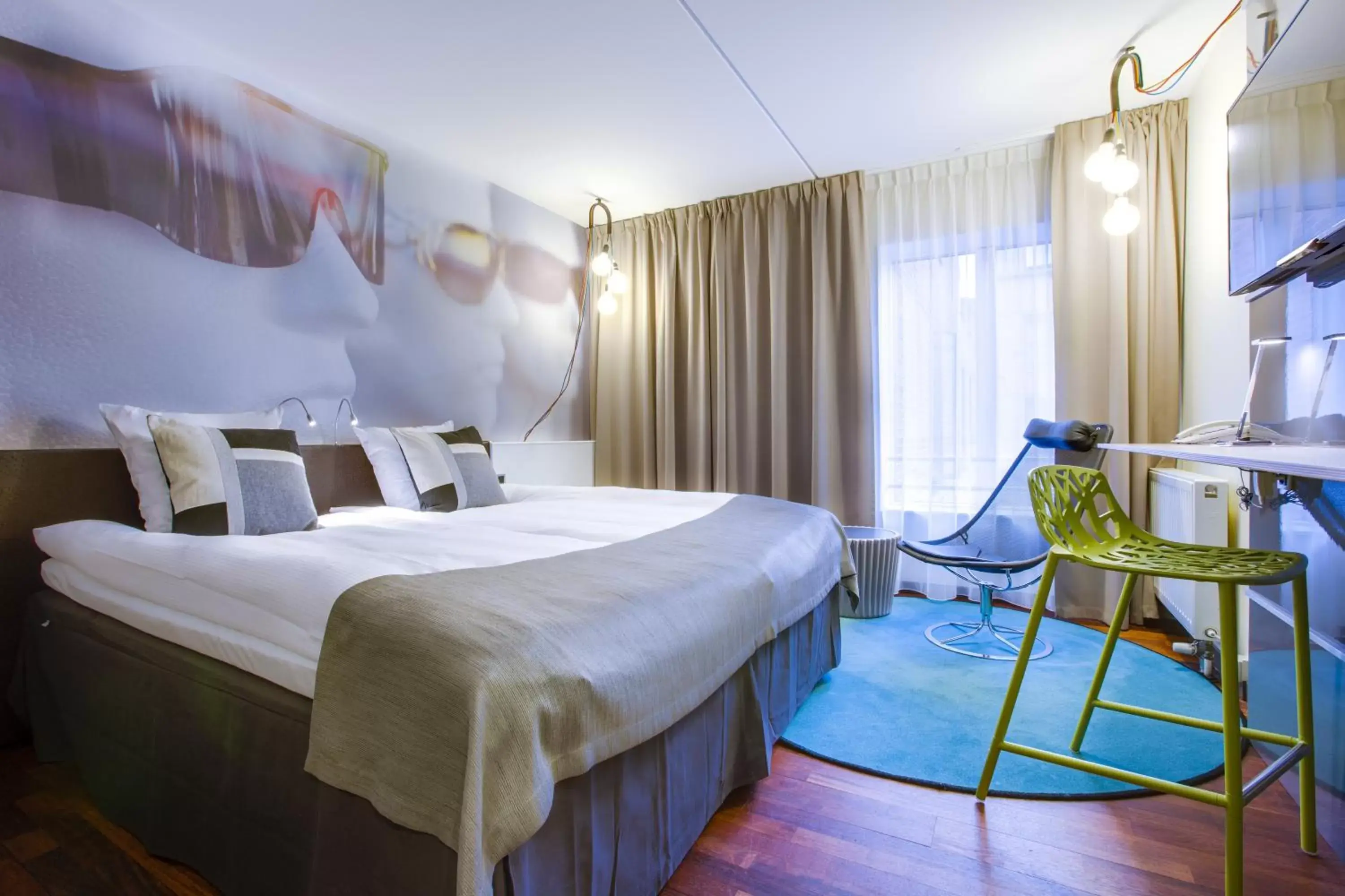 Bed in Comfort Hotel Vesterbro