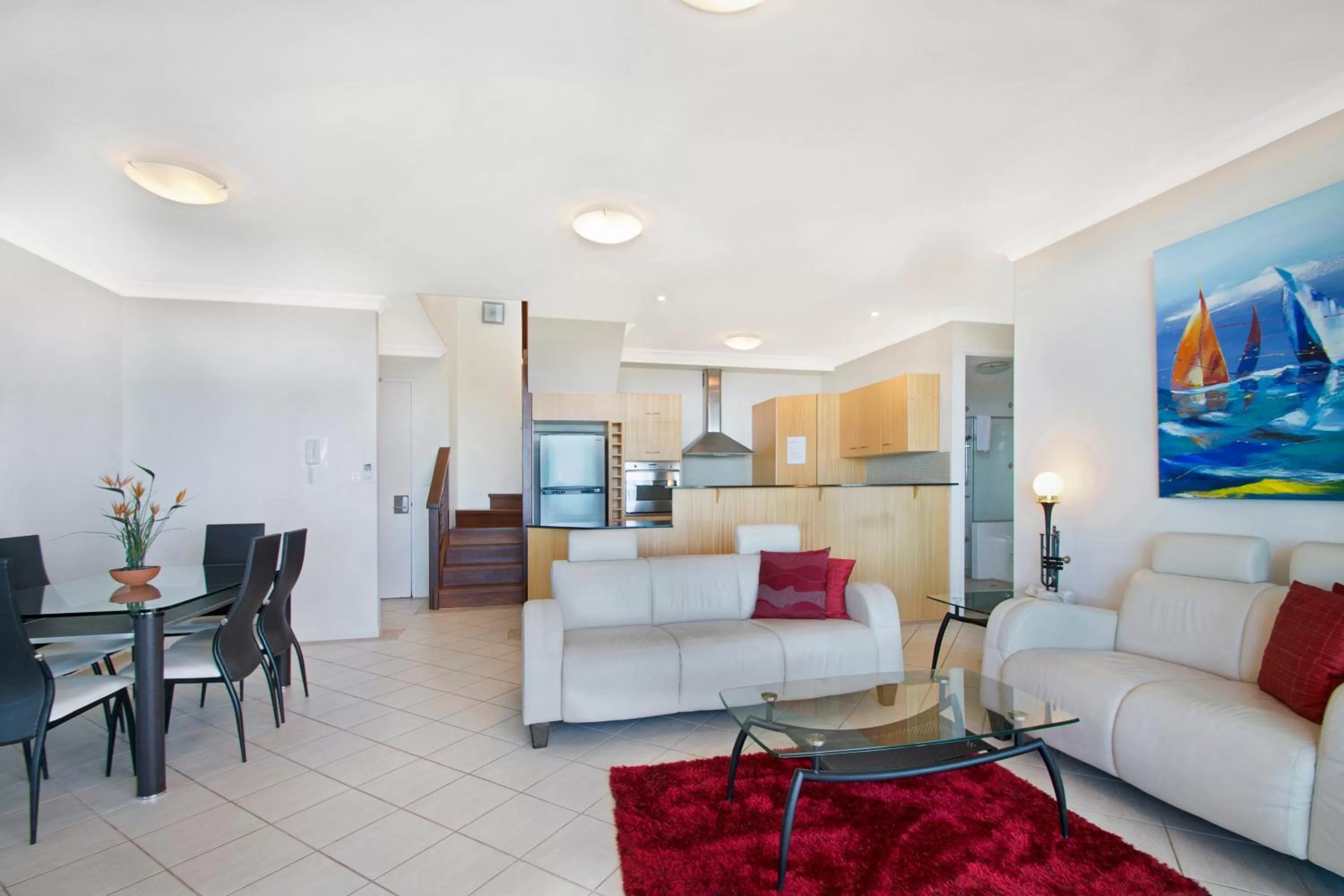 Living room in Santorini Twin Waters