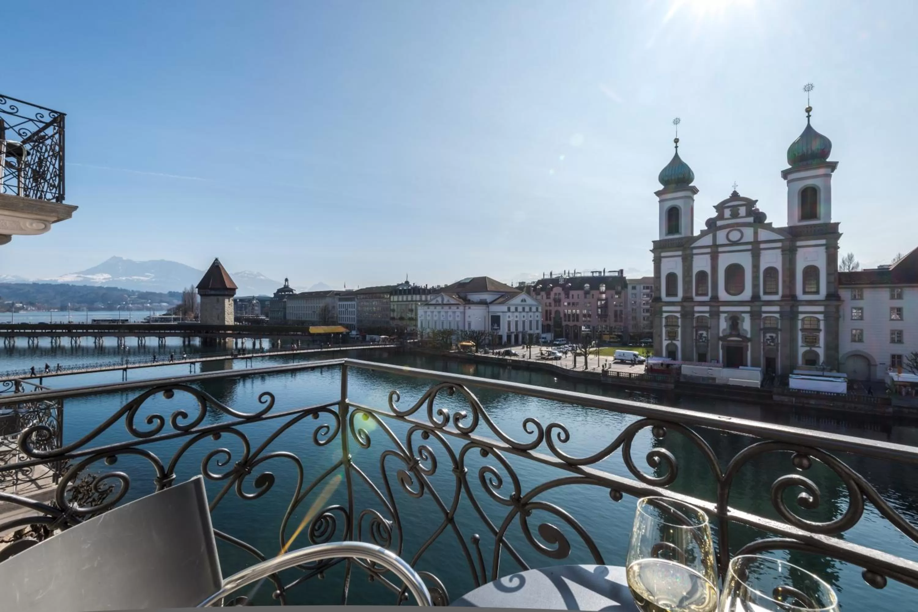 Lake view in Hotel des Balances