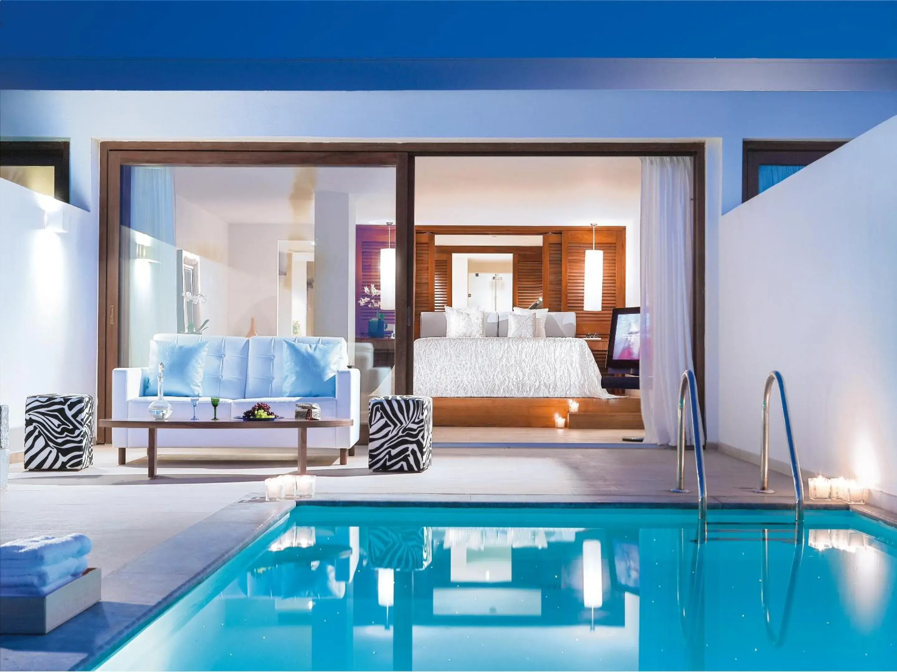 Bedroom, Swimming Pool in Amirandes Grecotel Boutique Resort