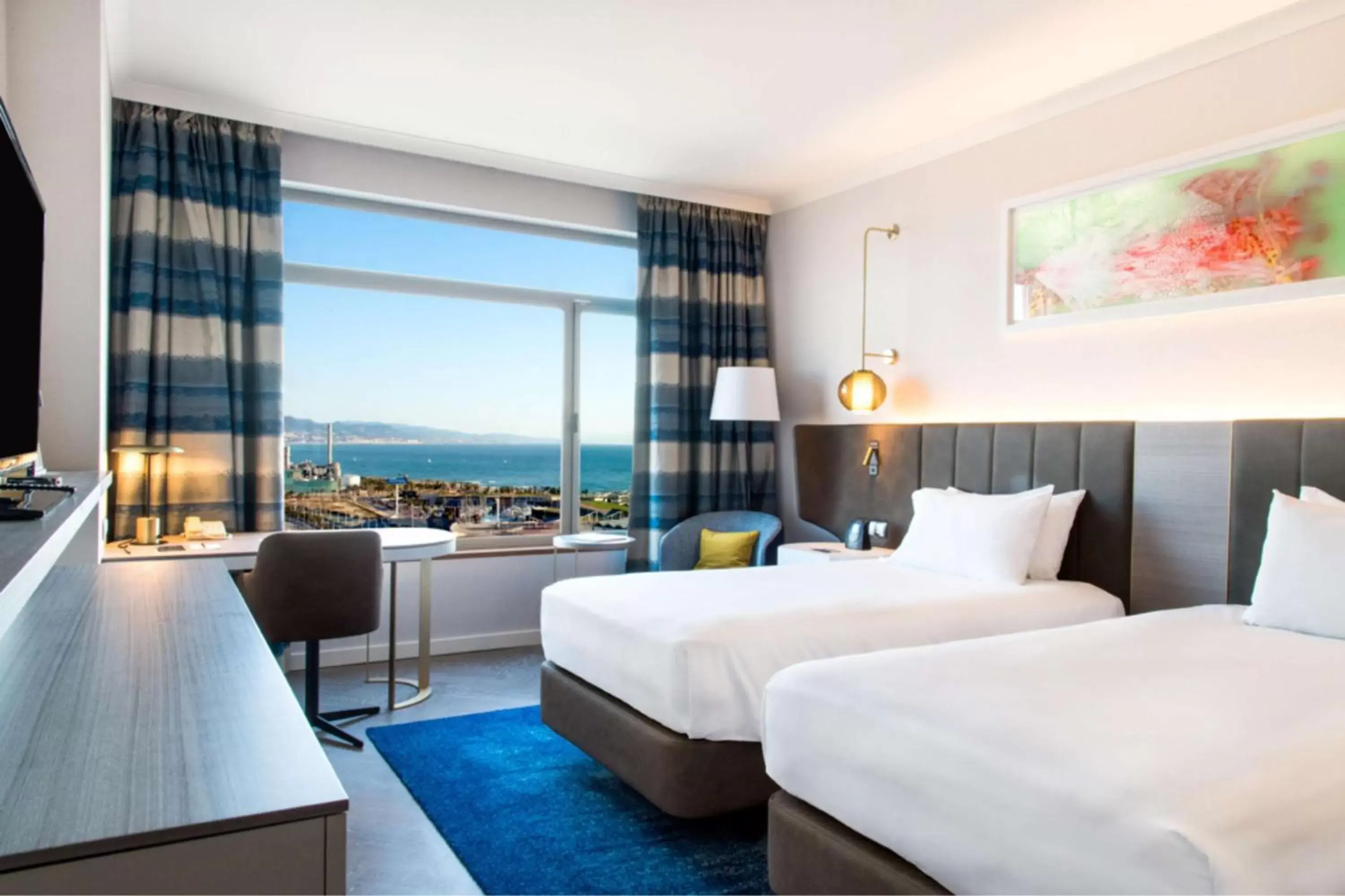 Bedroom in Hilton Diagonal Mar Barcelona