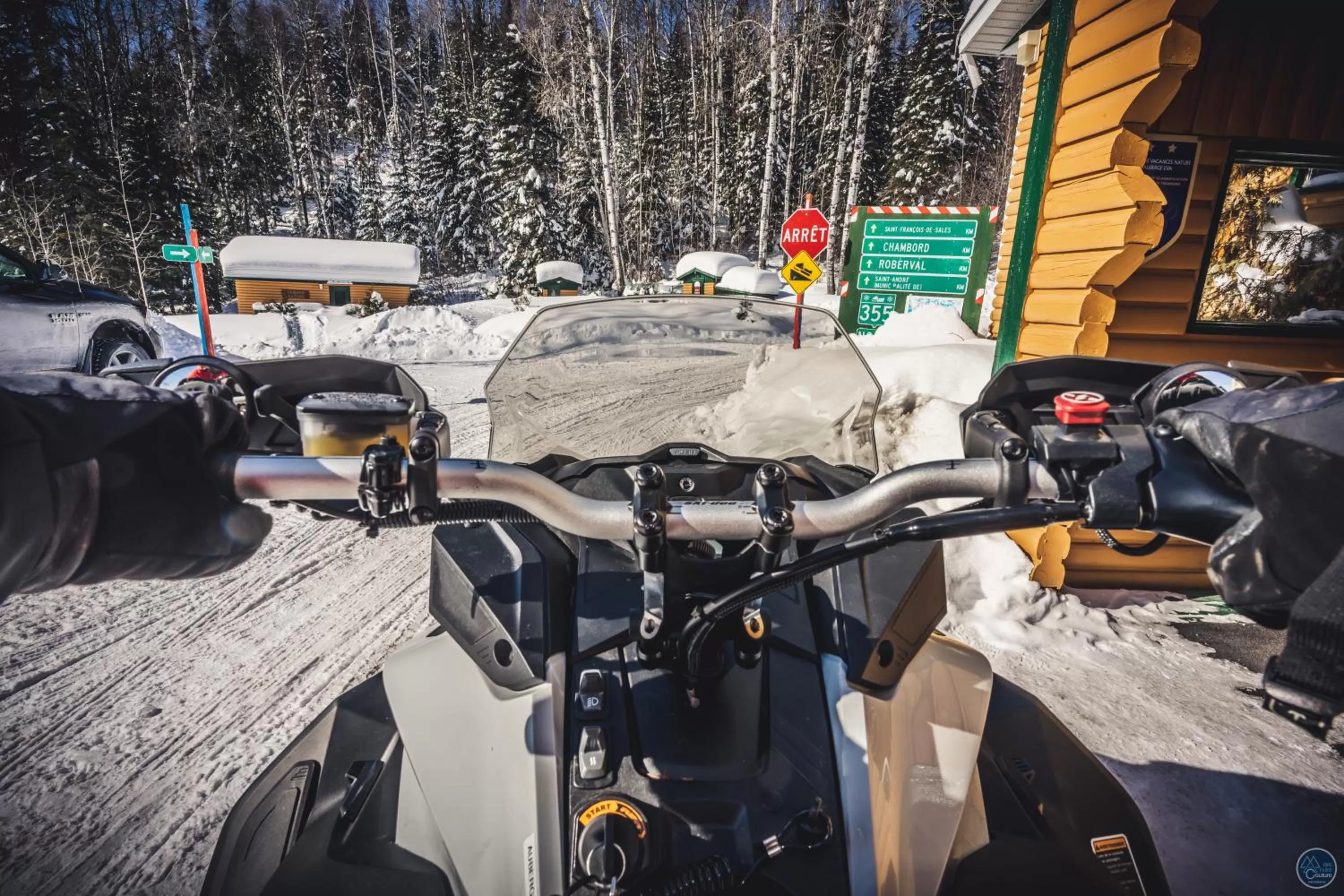 Natural landscape in Auberge Éva