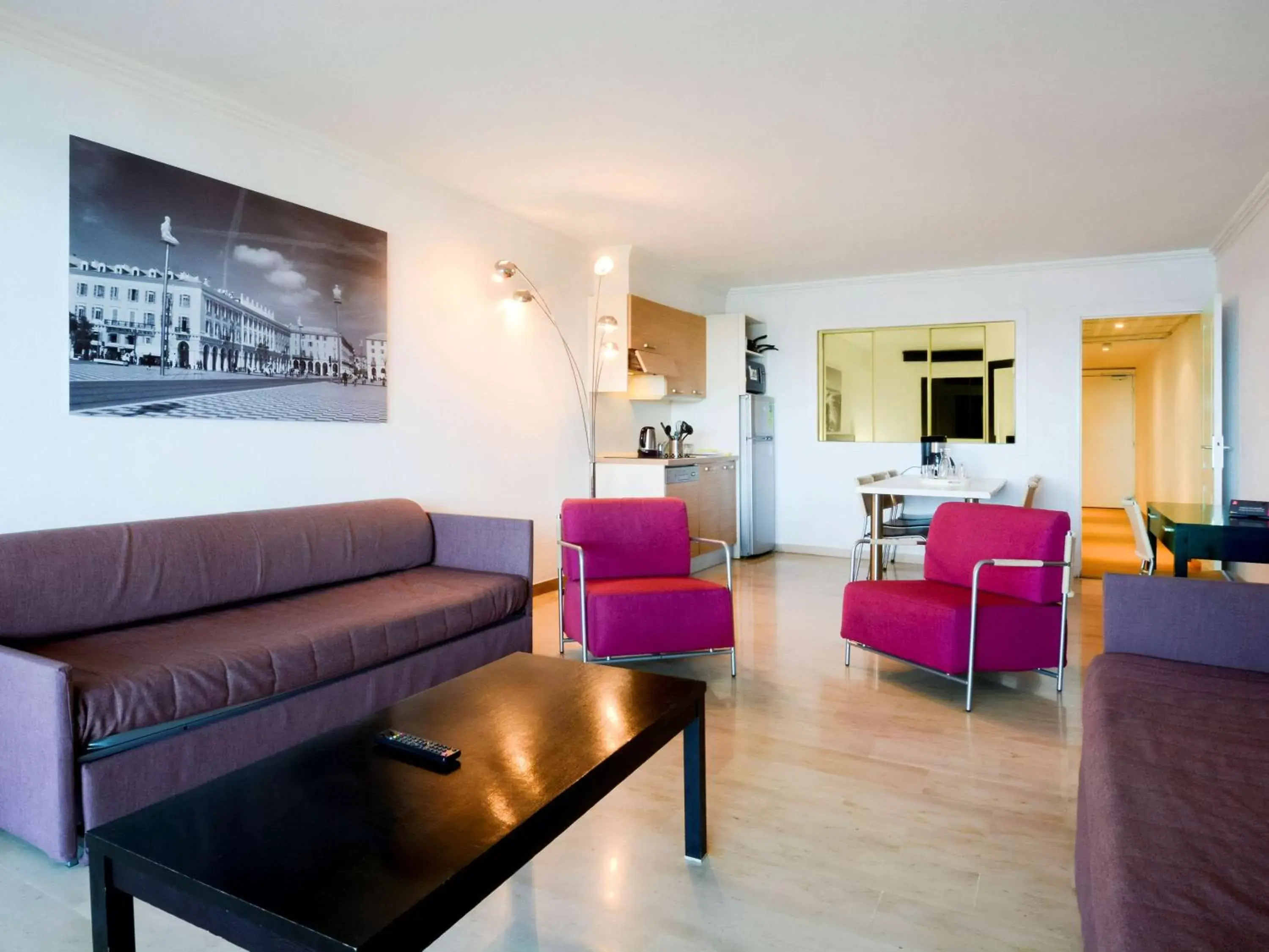 Photo of the whole room, Seating Area in Aparthotel Adagio Nice Promenade des Anglais