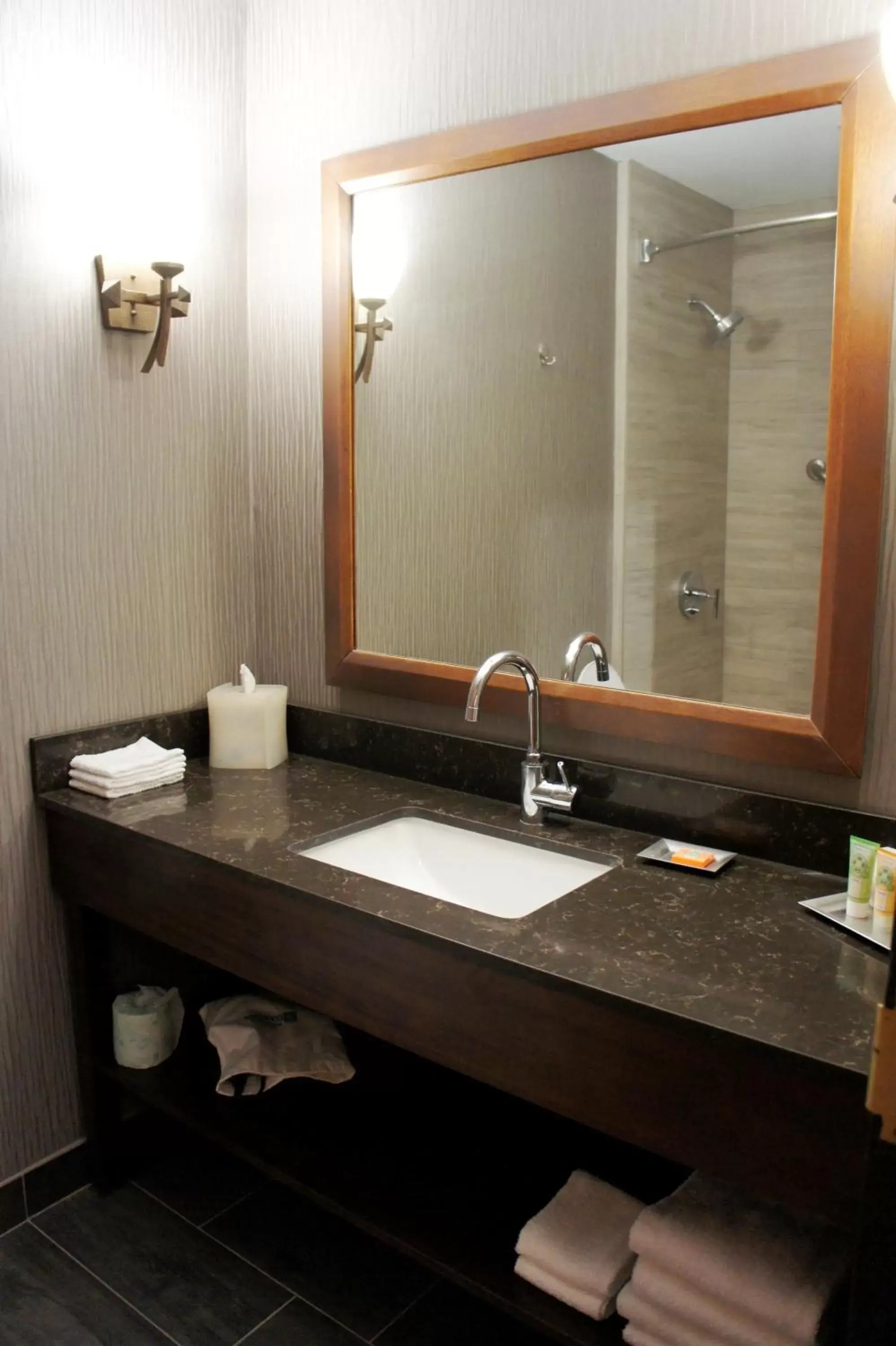 Bathroom in Wyndham Garden Baronne Plaza