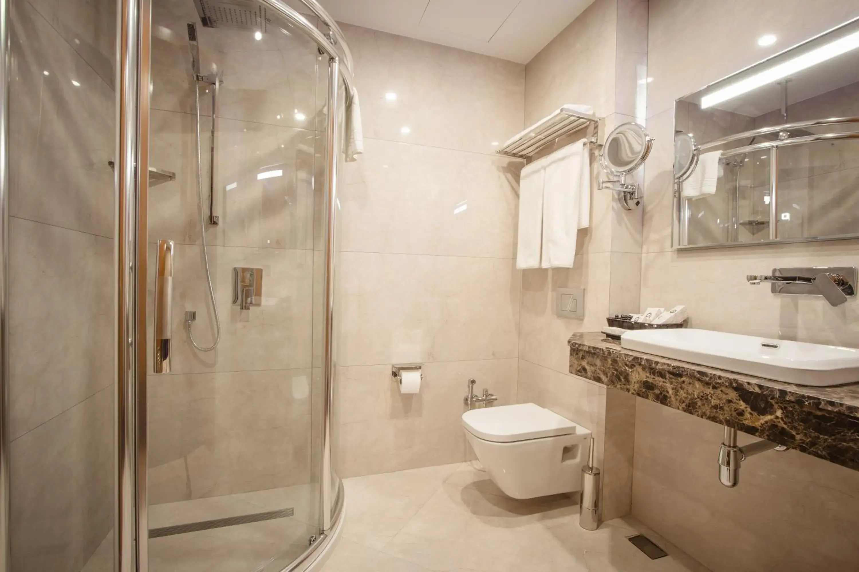 Shower, Bathroom in New Tiflis Hotel