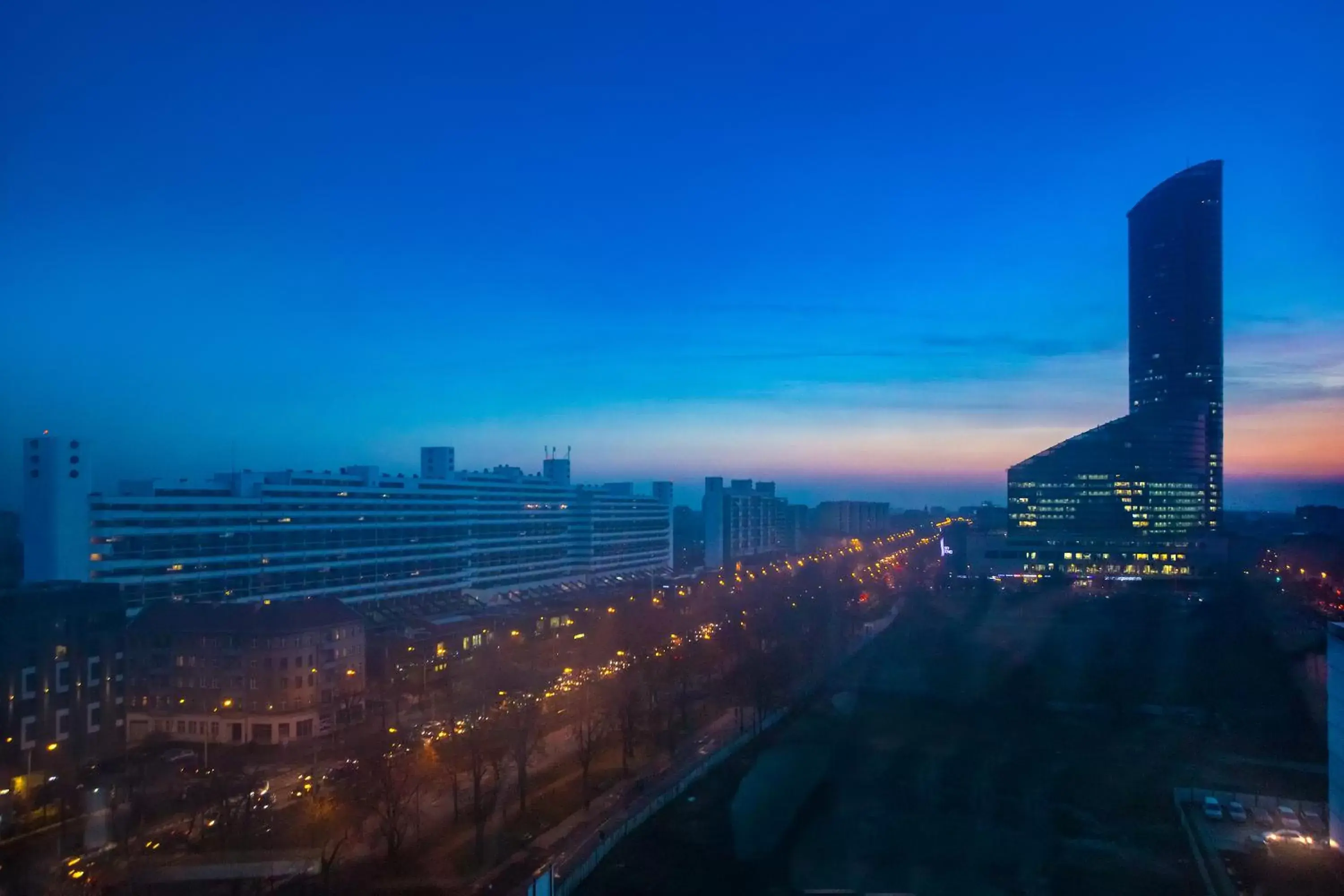 City view in Novotel Wrocław Centrum