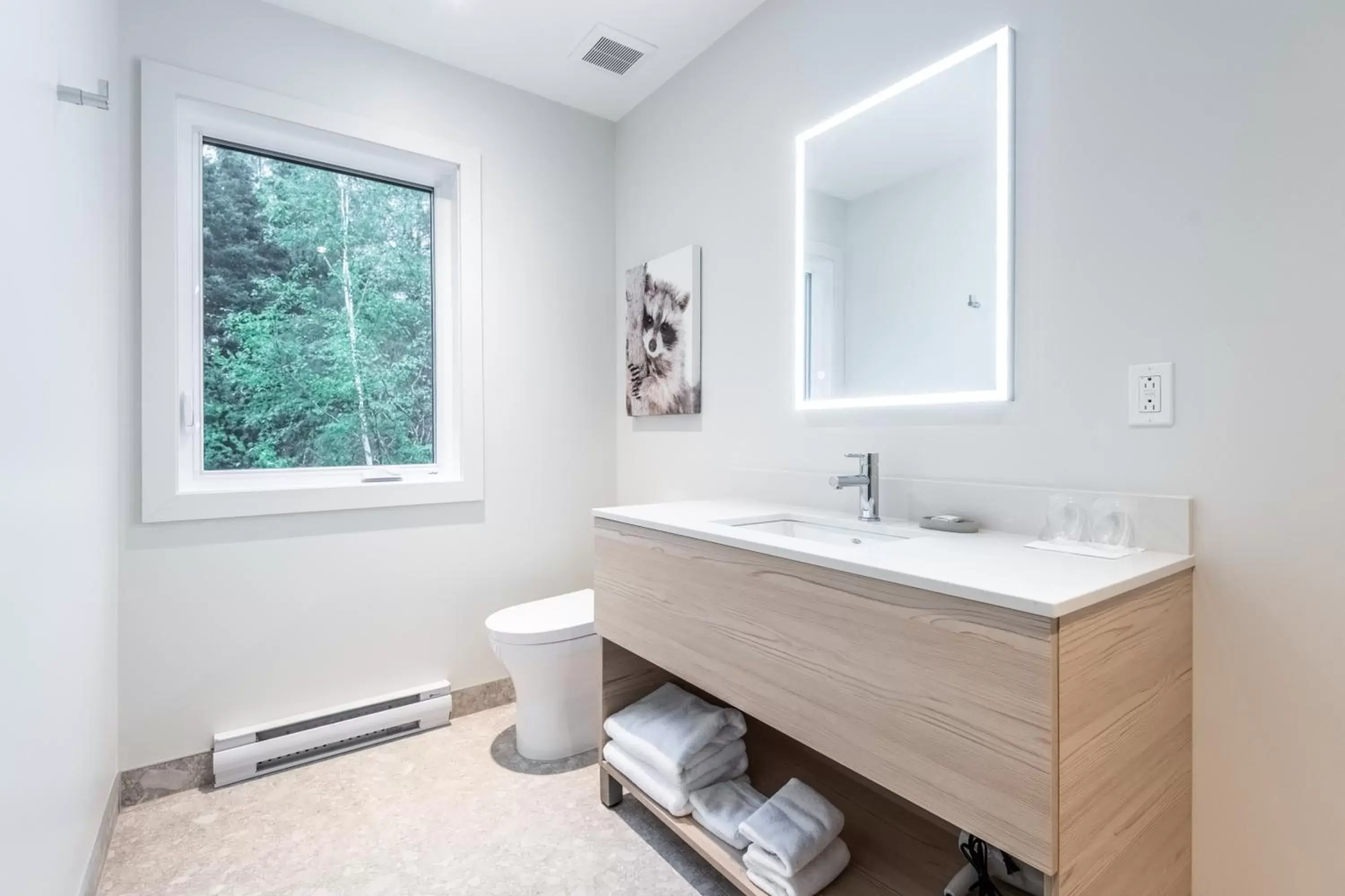 Bathroom in Suites du Lac Moore