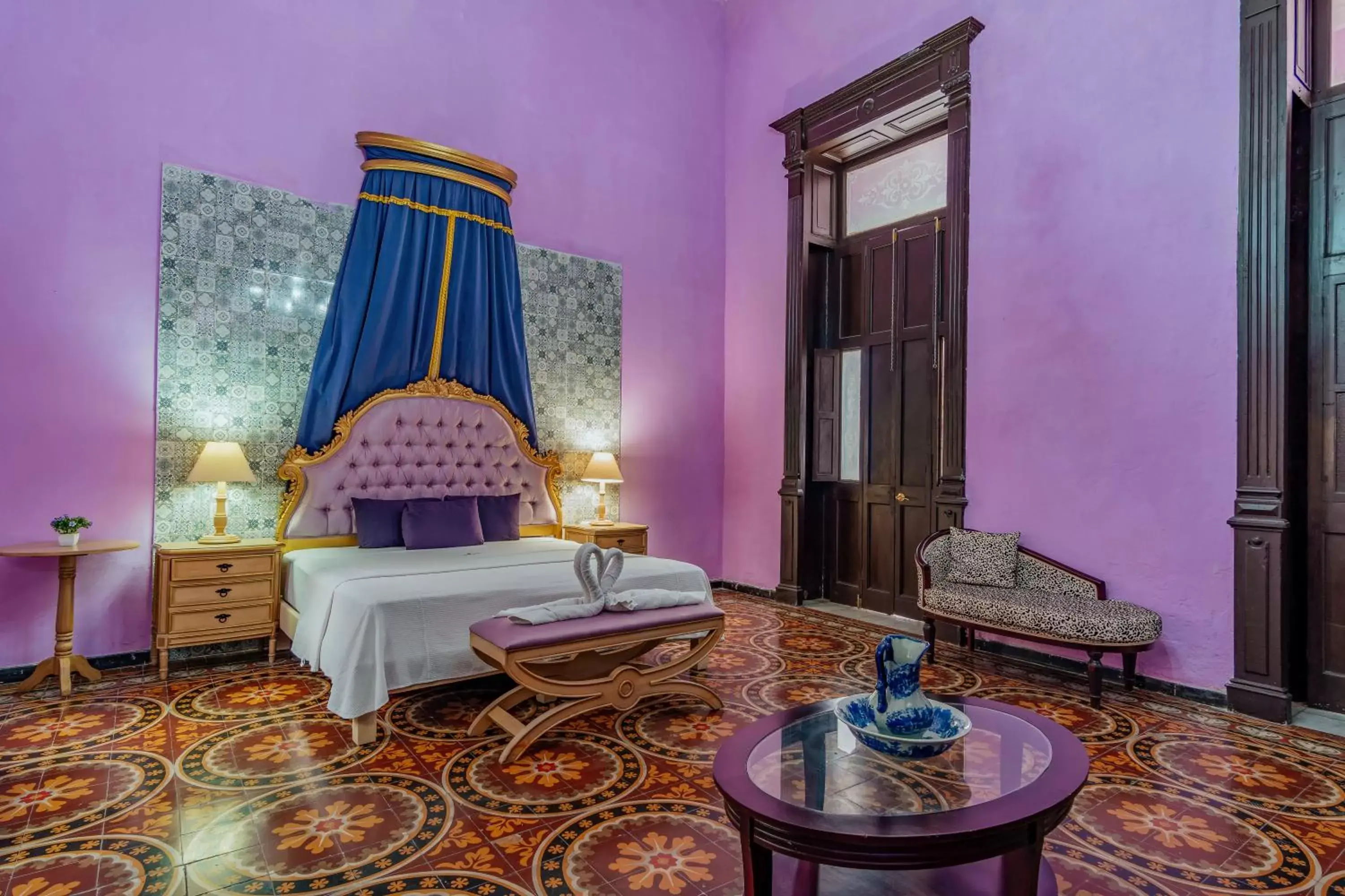 Bed, Seating Area in Hotel Lavanda CAS