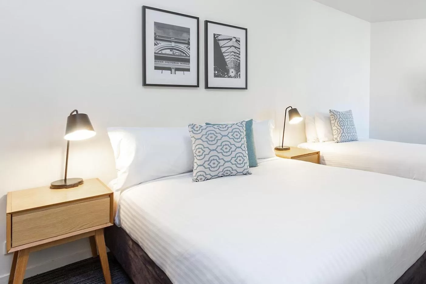 Bed in City Edge North Melbourne Apartment Hotel