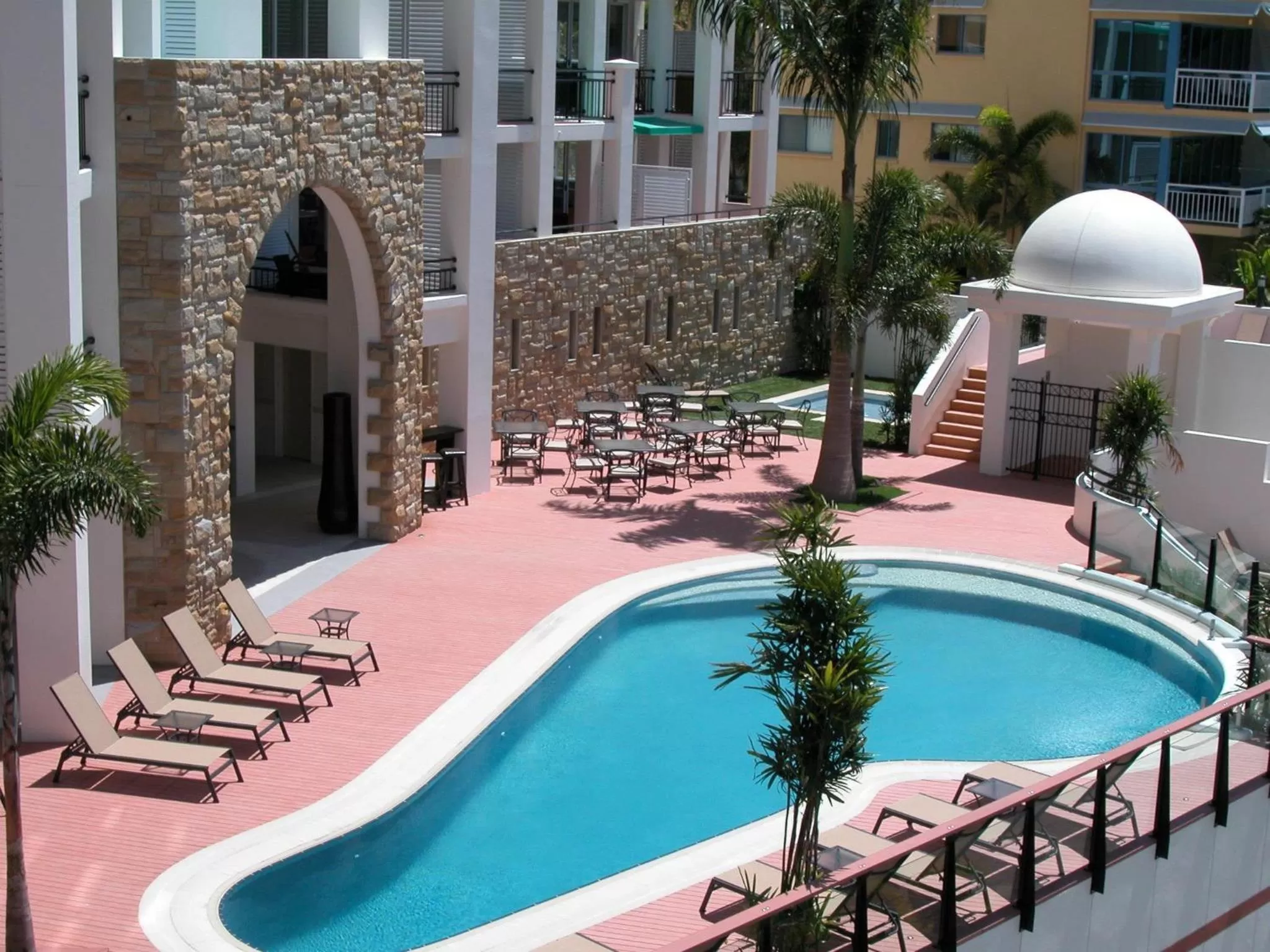 Pool view in The Sebel Whitsundays