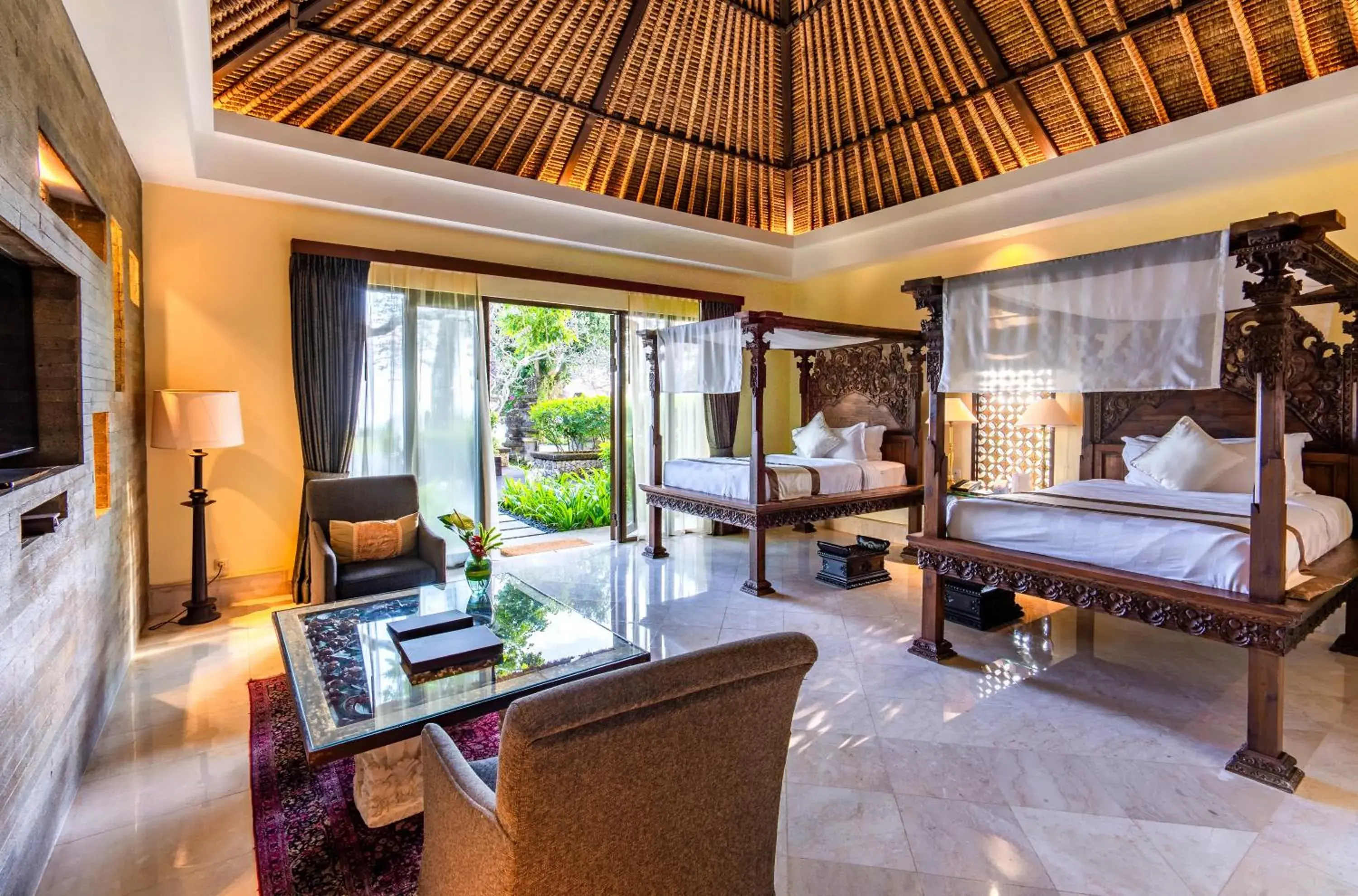 Bed in AYANA Villas Bali