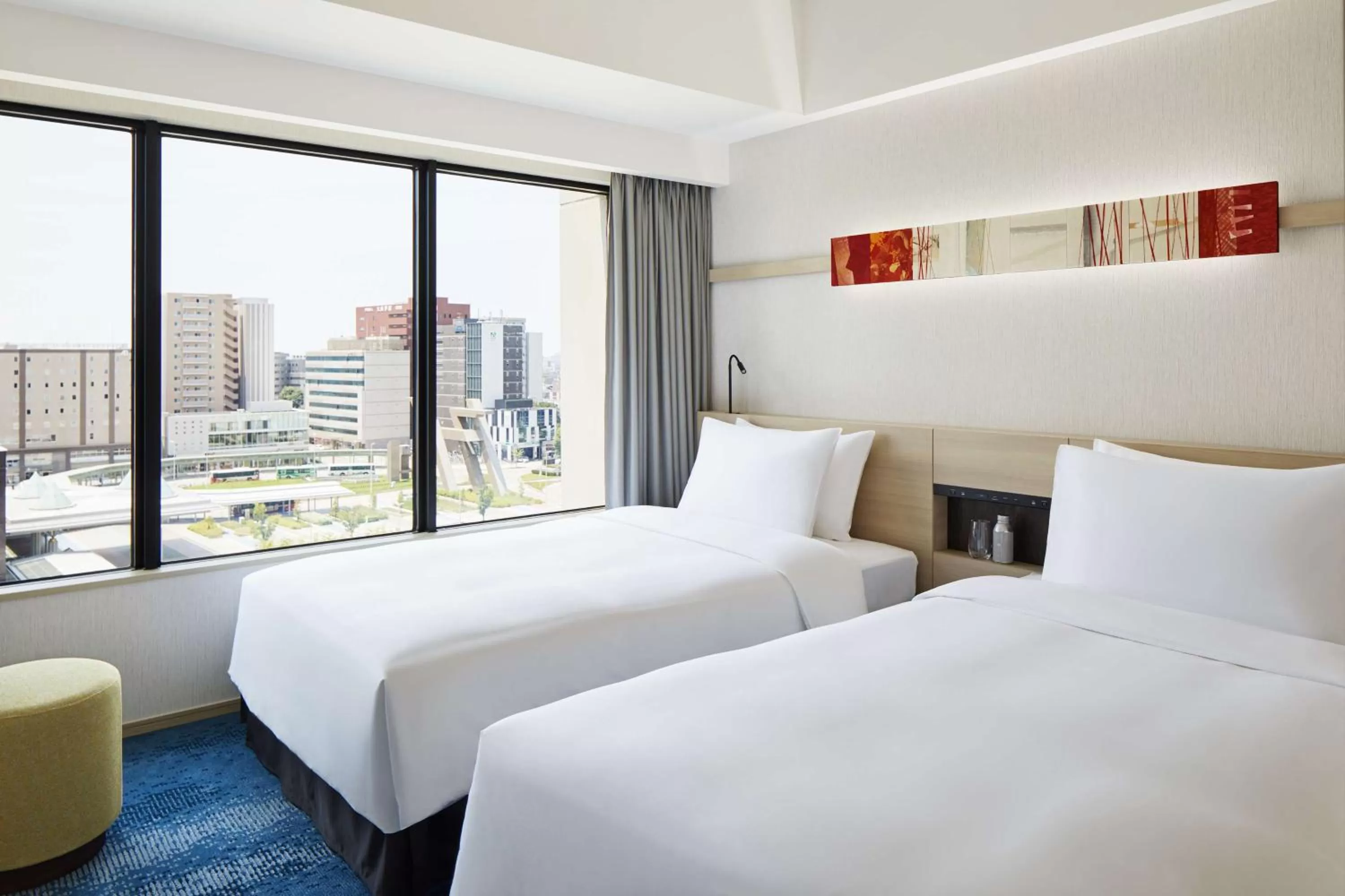 Photo of the whole room, Bed in Hyatt House Kanazawa