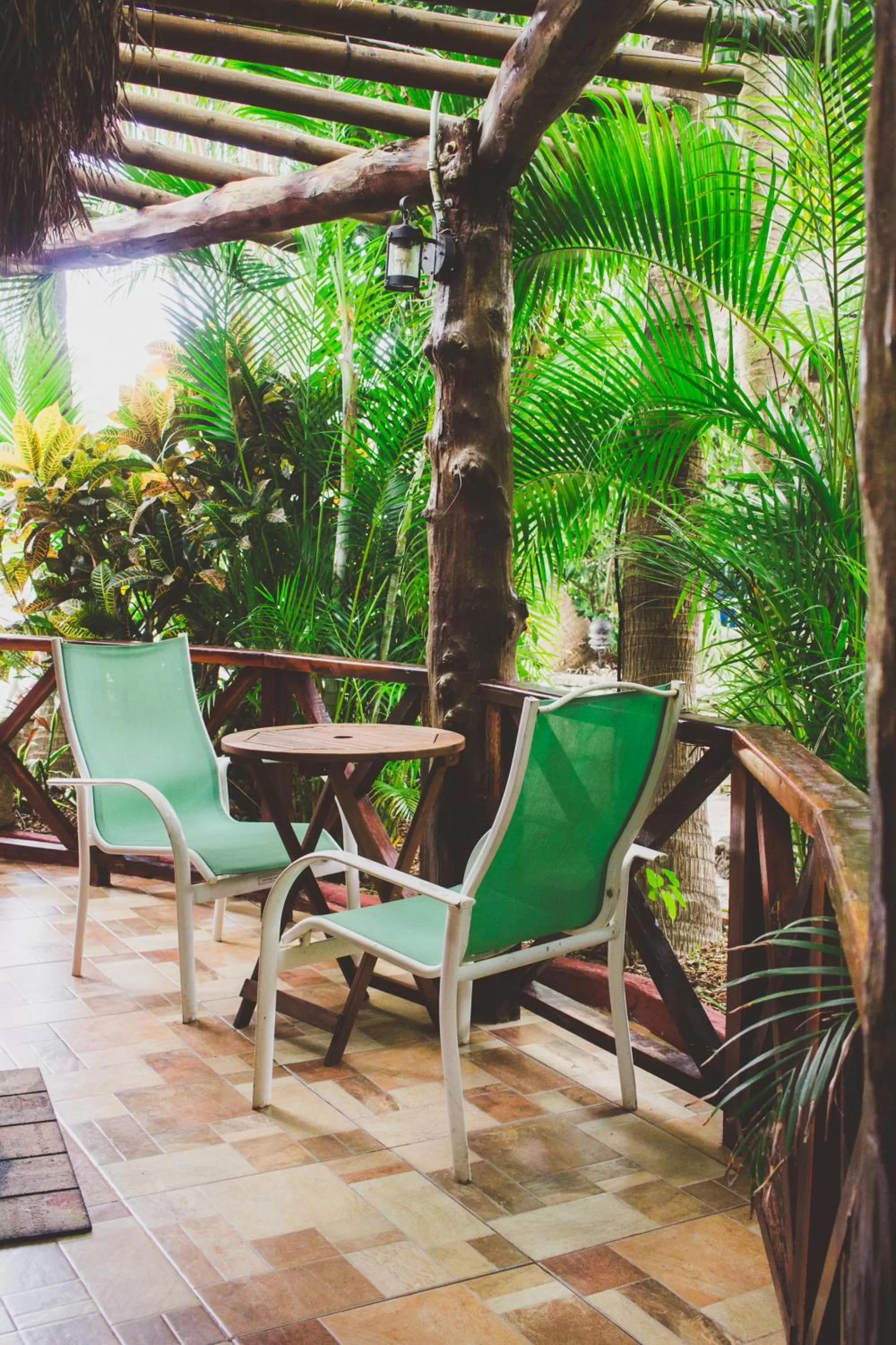 Balcony/Terrace in Cocos Cabañas Playa del Carmen Adults Only
