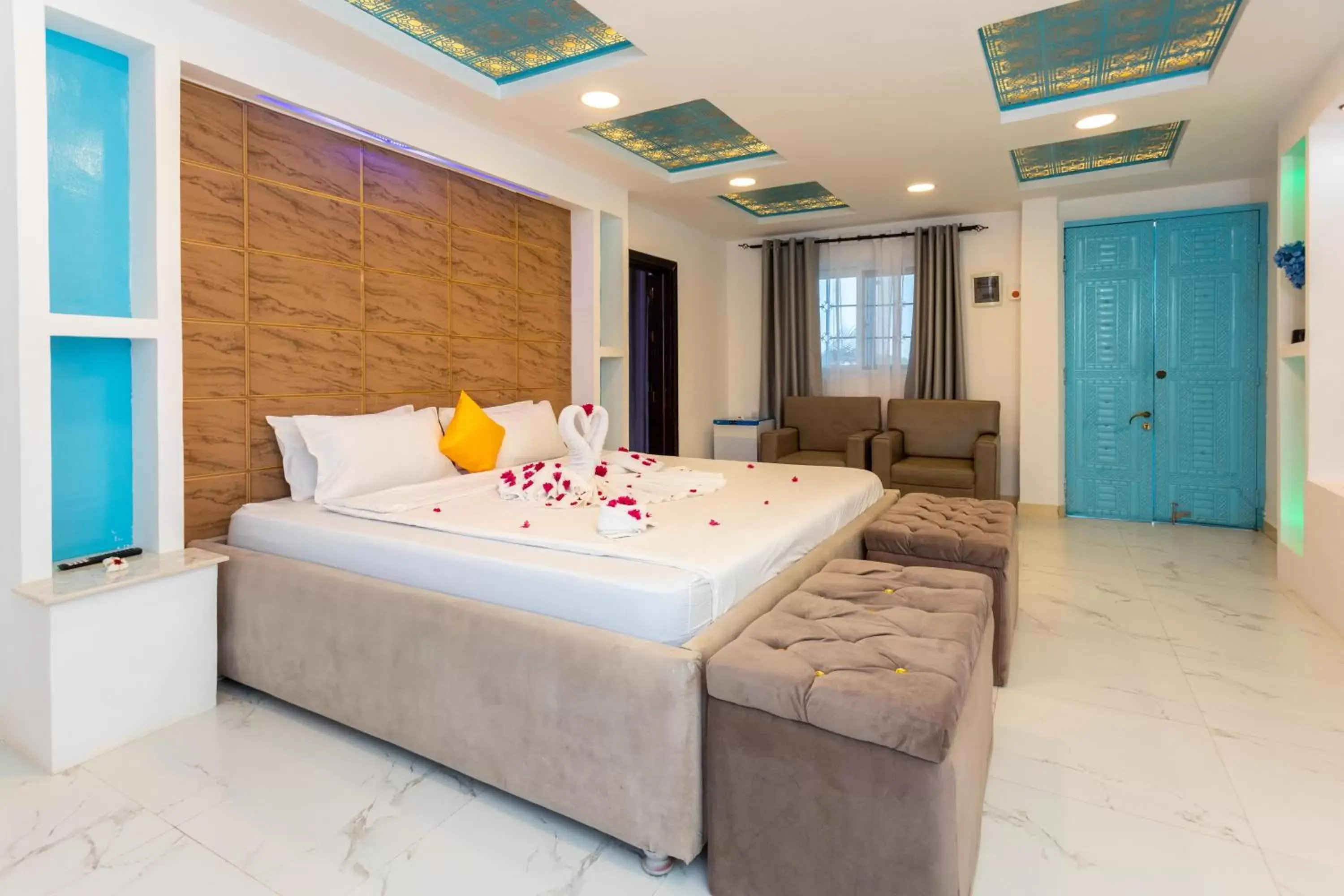 Living room in Canary Nungwi Hotel & Free SPA Living room in Canary Nungwi Hotel & Free SPA