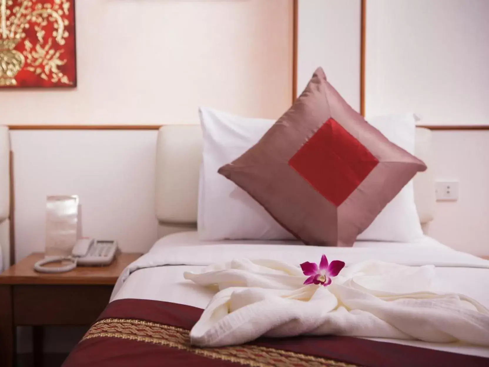 Bed in KC Place Hotel Pratunam Bed in KC Place Hotel Pratunam