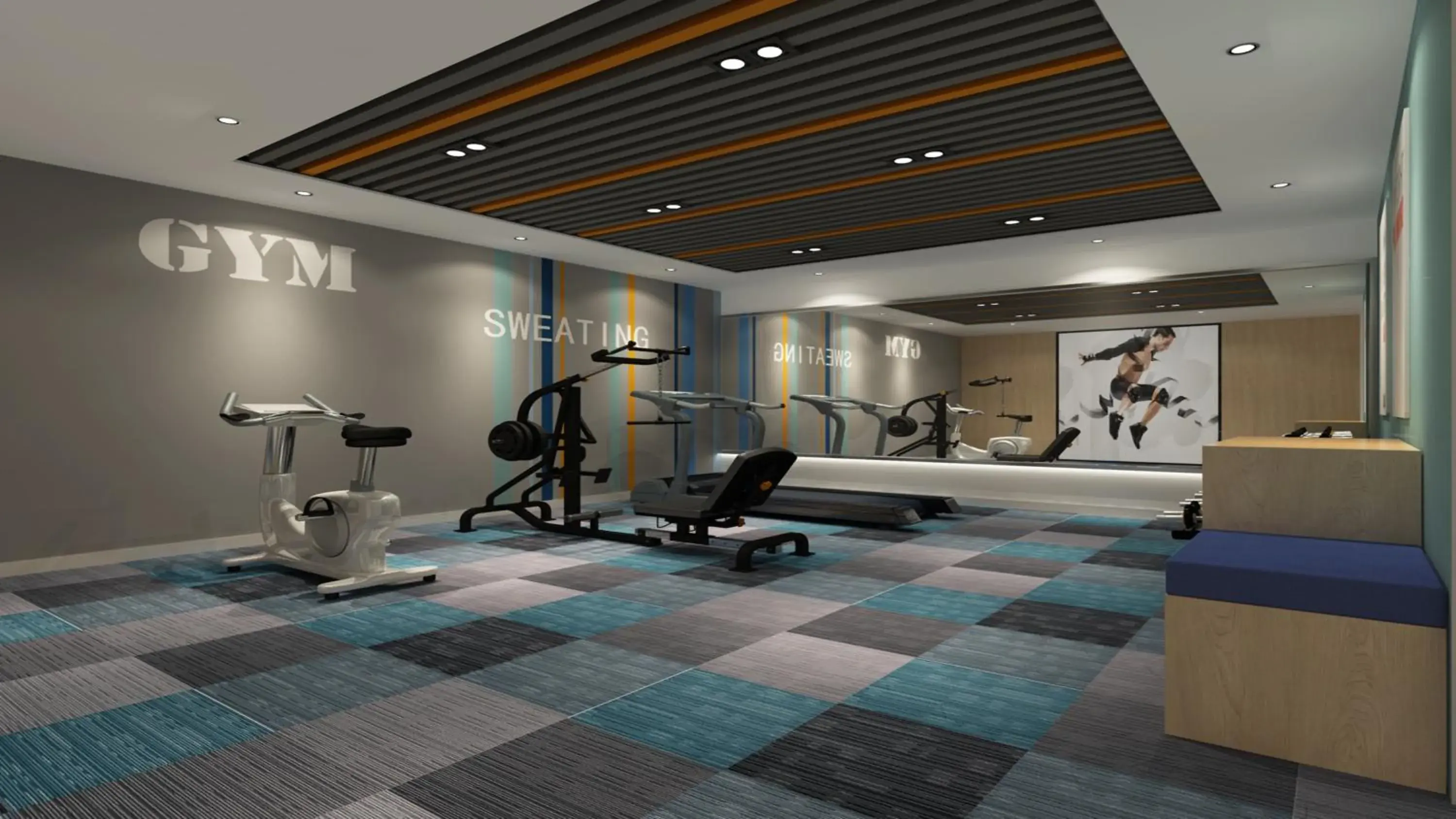 Fitness centre/facilities, Fitness Center/Facilities in Holiday Inn Express Shanghai Jiading Center, an IHG Hotel