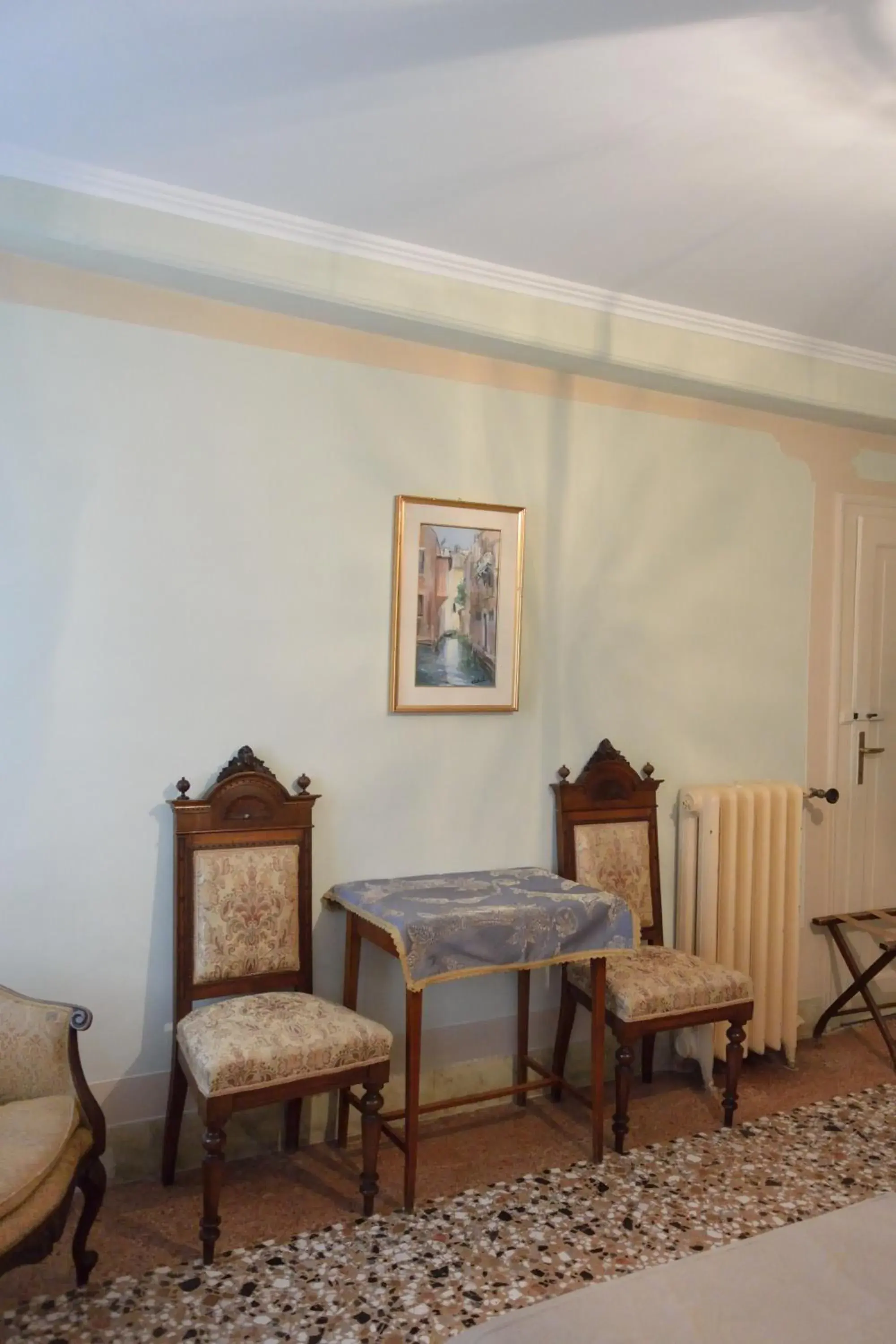 Decorative detail, Seating Area in Pensione Seguso