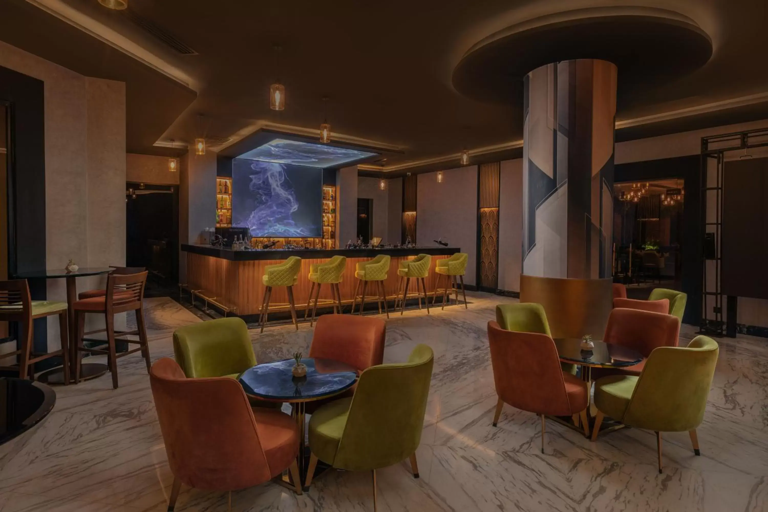 Lounge or bar, Lounge/Bar in Mövenpick Hotel Cairo - Media City