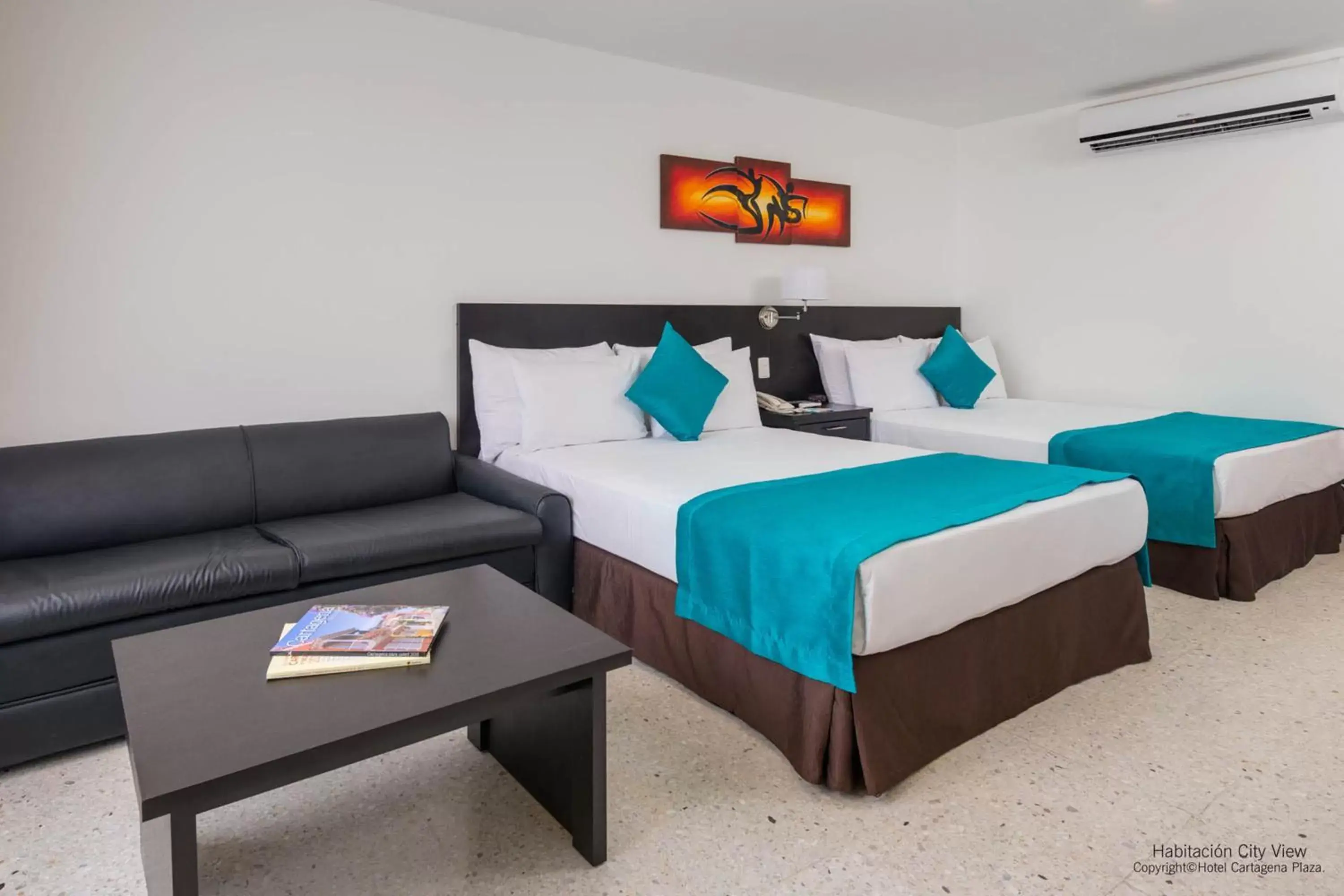Superior Twin Room in Hotel Cartagena Plaza
