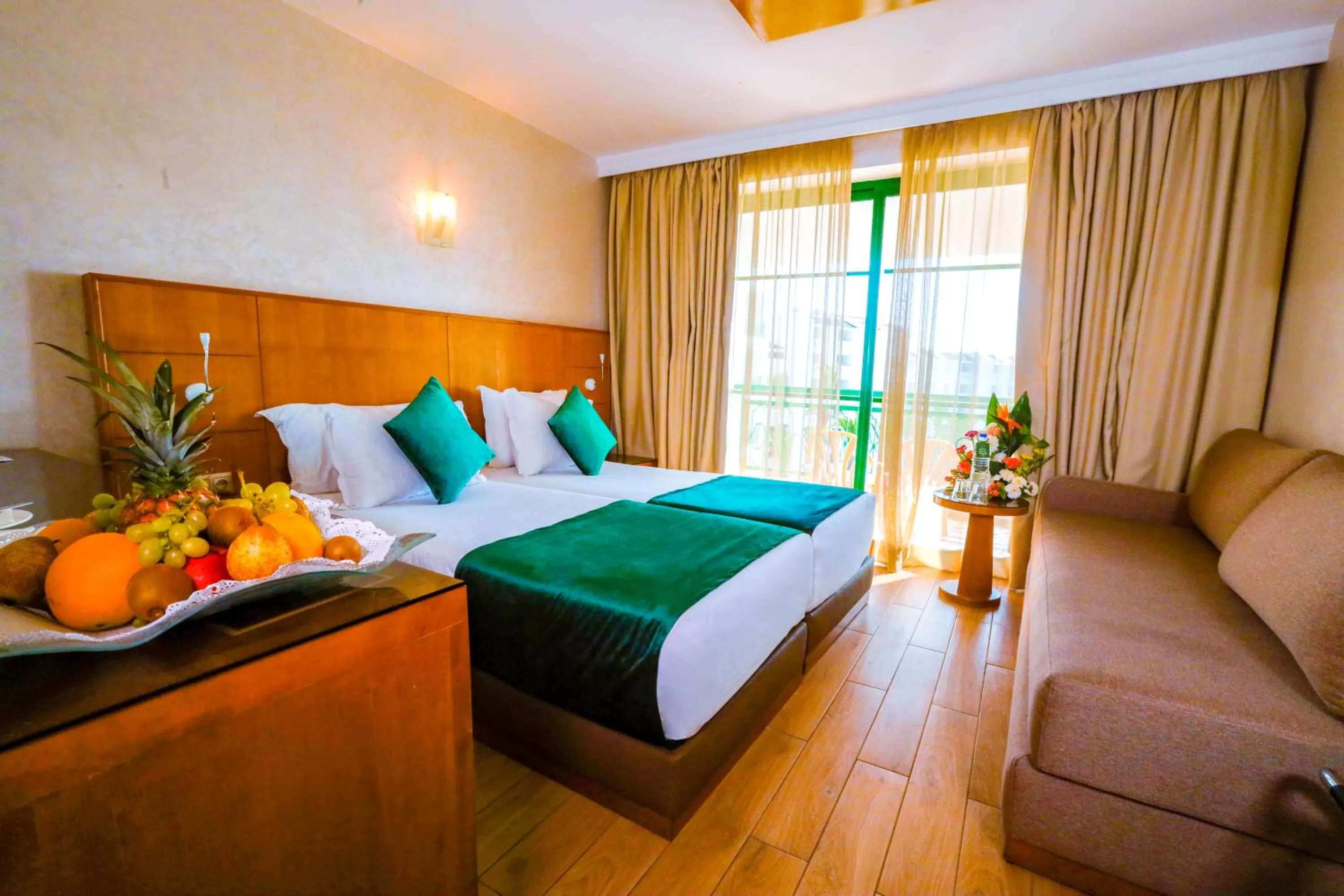 Bedroom, Bed in Hotel Argana Agadir