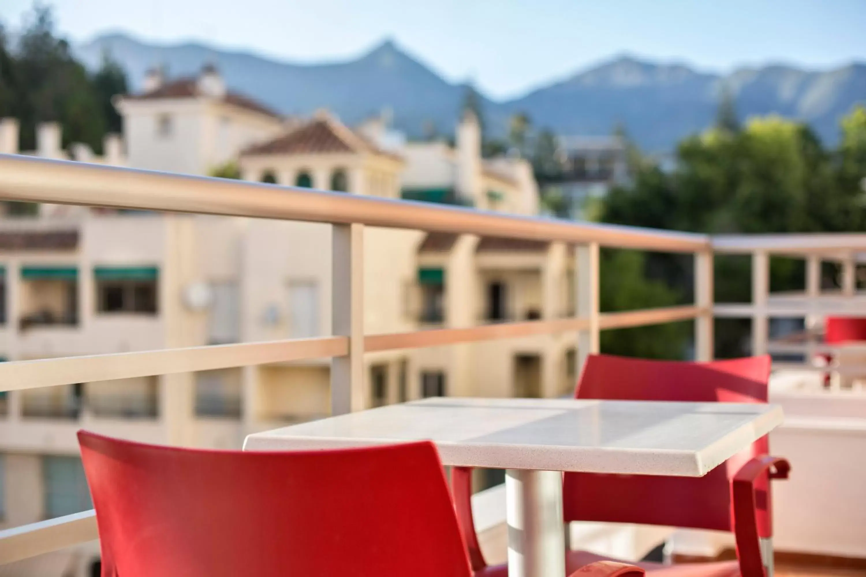 Seating area in Hotel Baviera