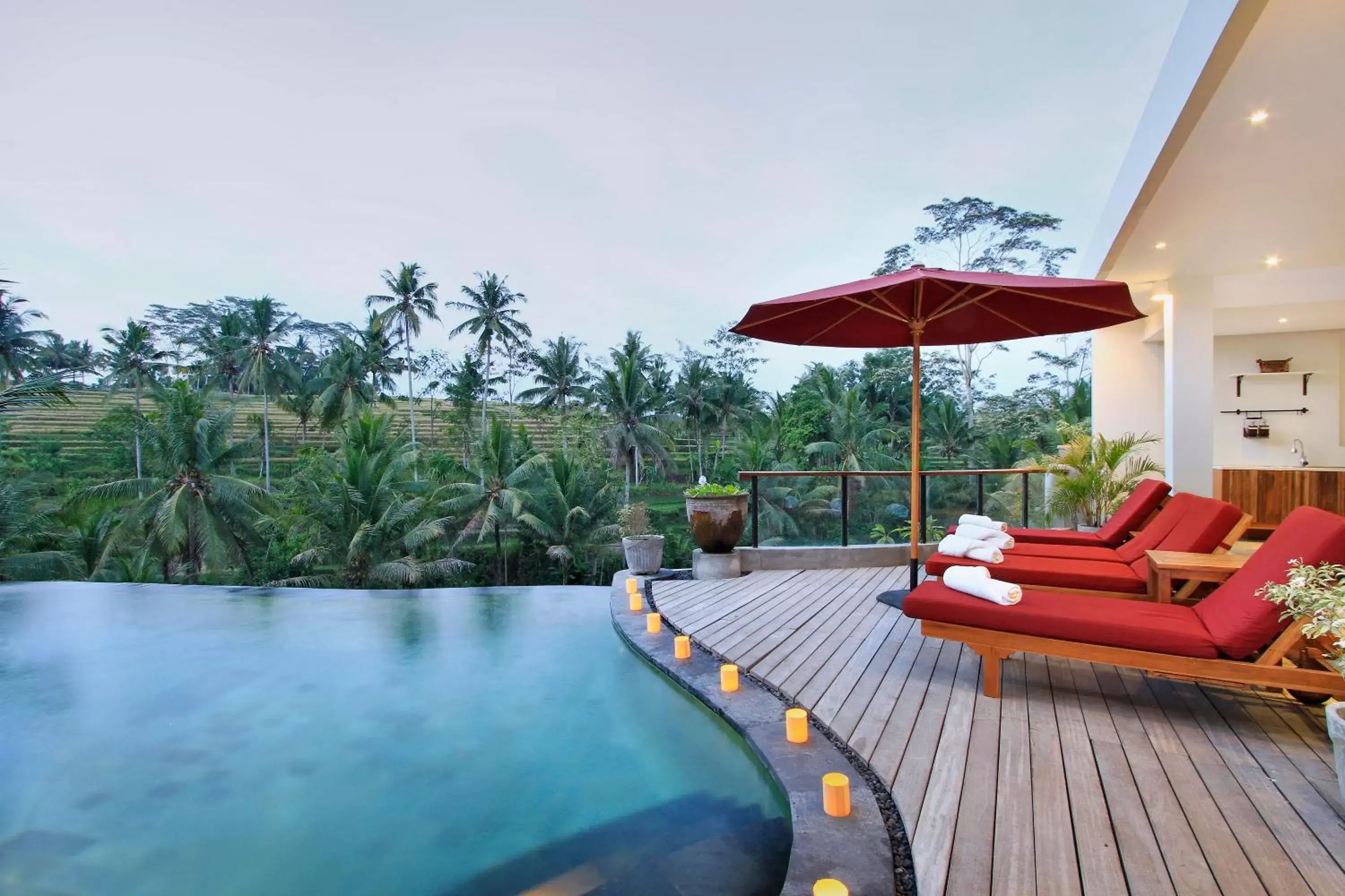 Landmark view, Swimming Pool in Puri Sebali Resort