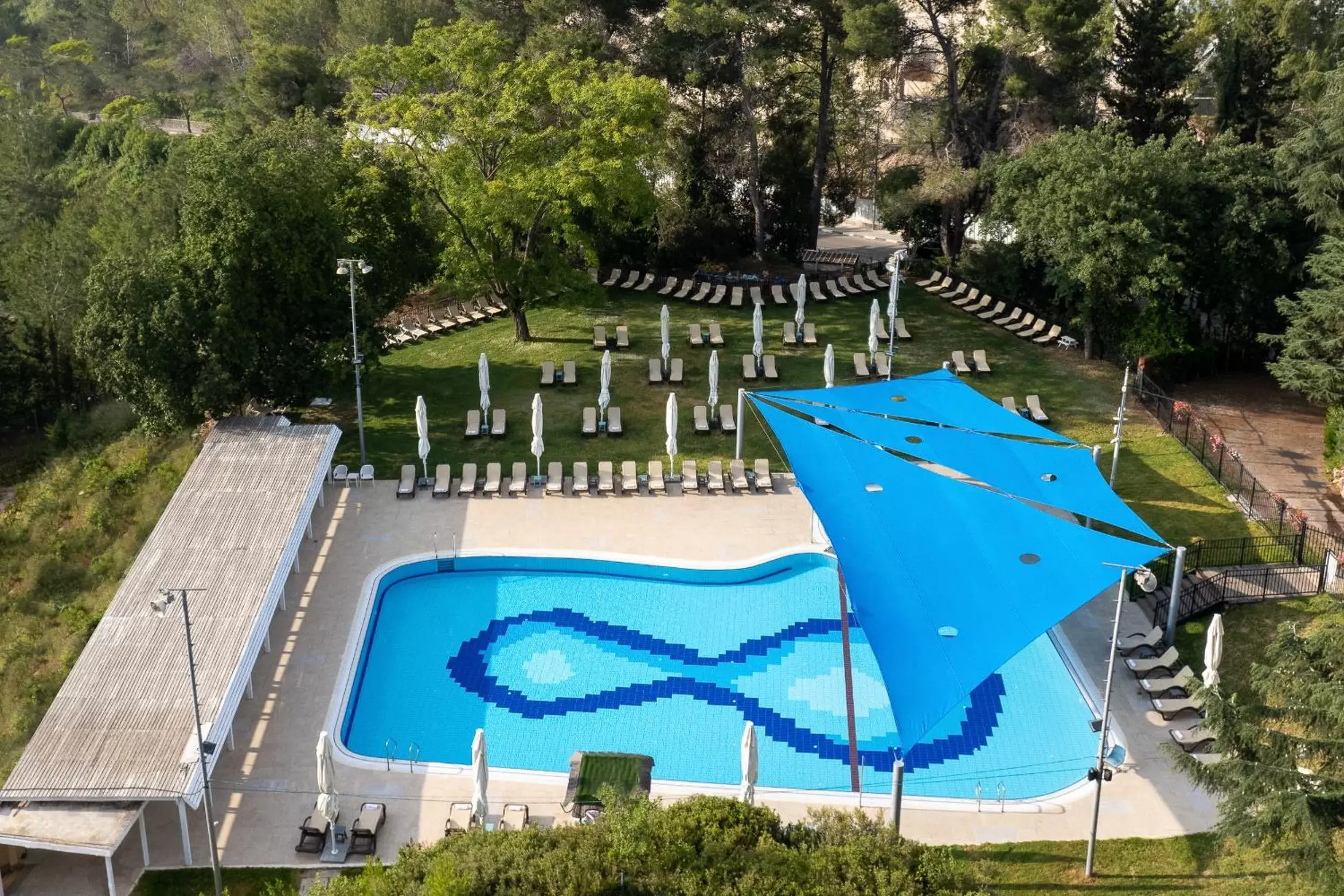 Swimming pool, Pool View in Hacienda Forest View Hotel