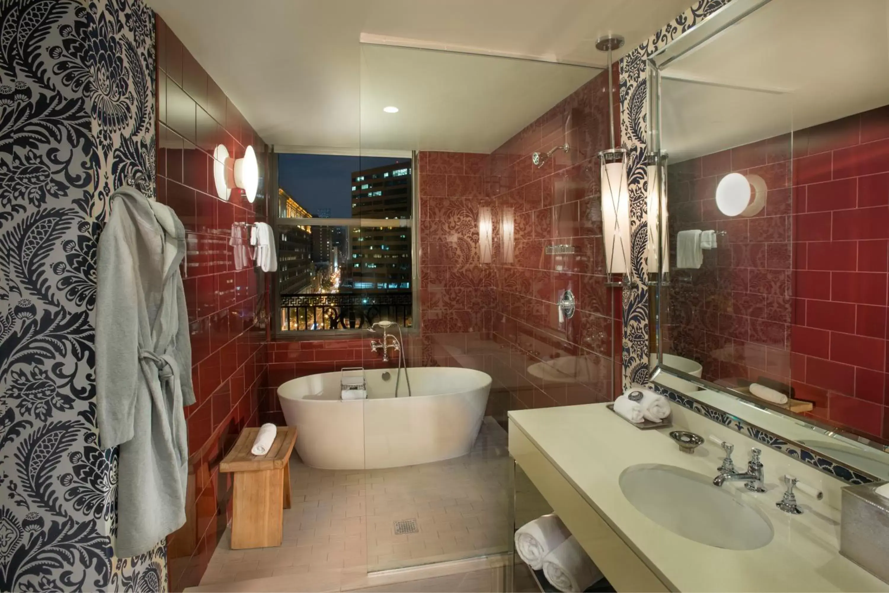 Bathroom in Kimpton Hotel Monaco Philadelphia, an IHG Hotel