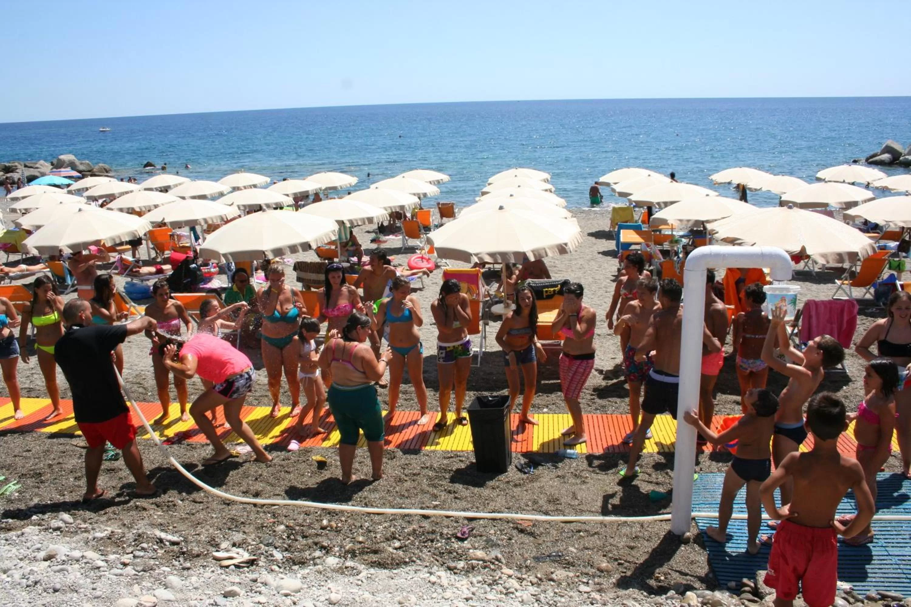 group of guests in Hotel Miramare
