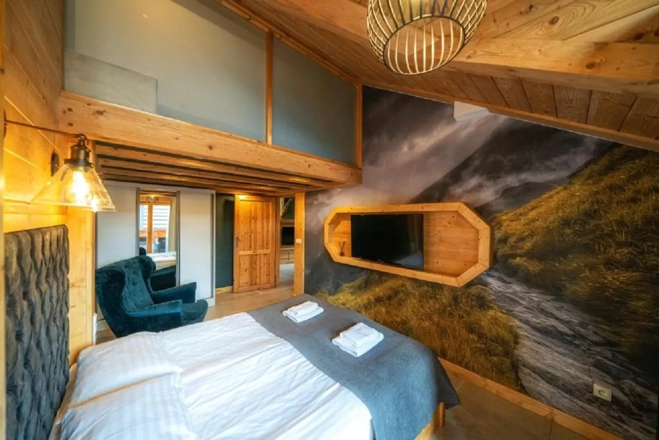 Bed in Aparthotel Giewont