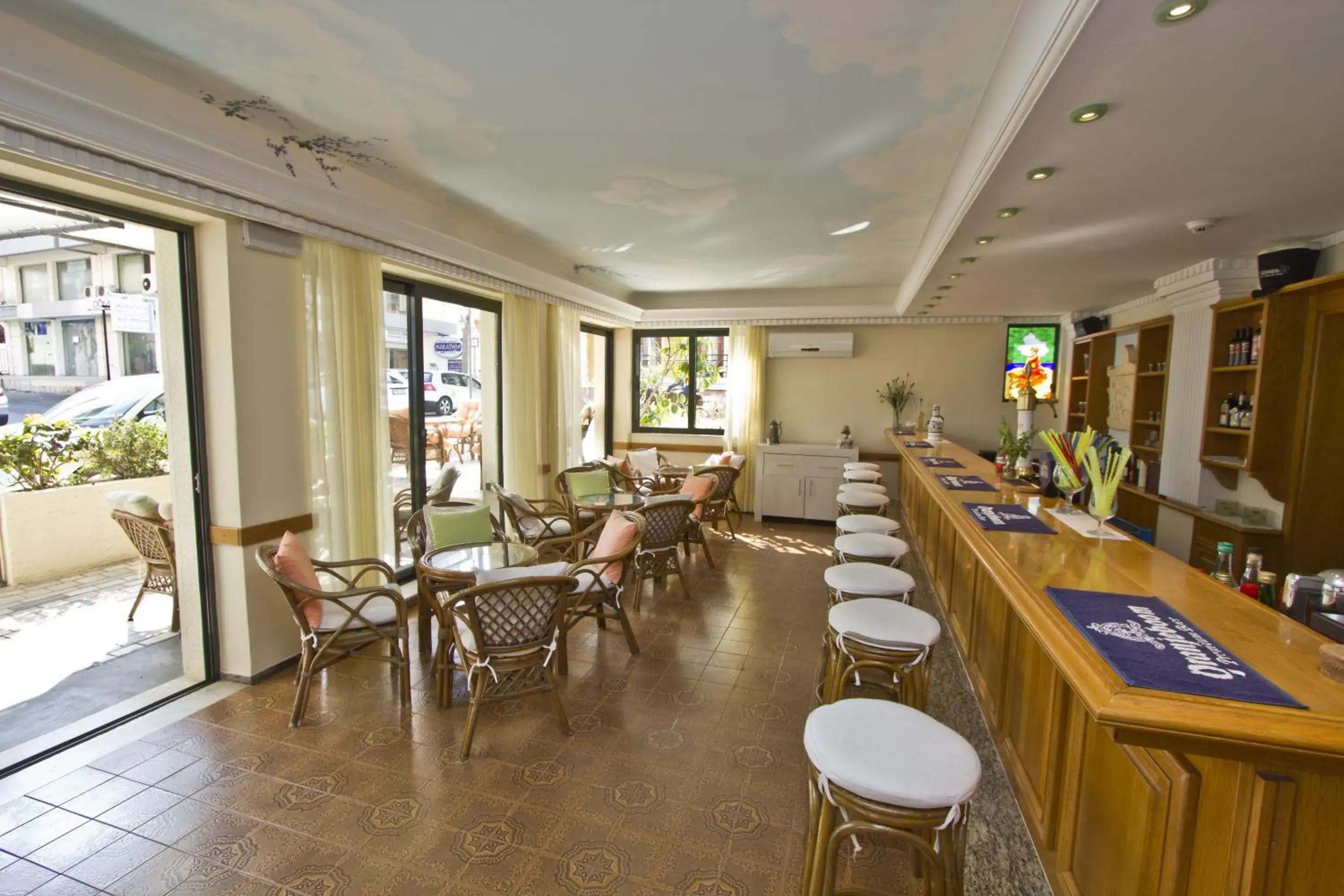 Lounge or bar in Nafsika Hotel Lounge or bar in Nafsika Hotel