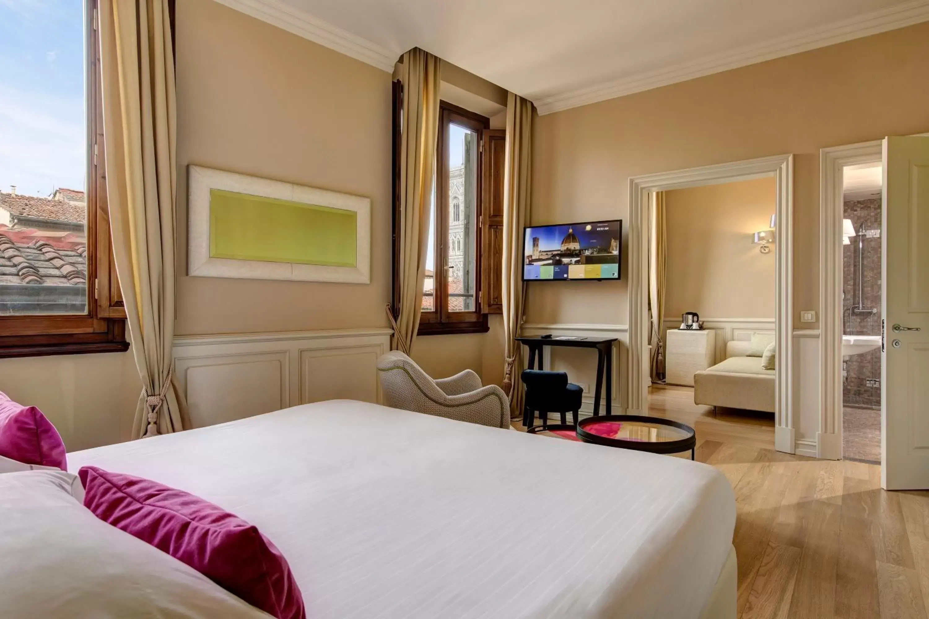Bedroom, Bed in Grand Hotel Cavour