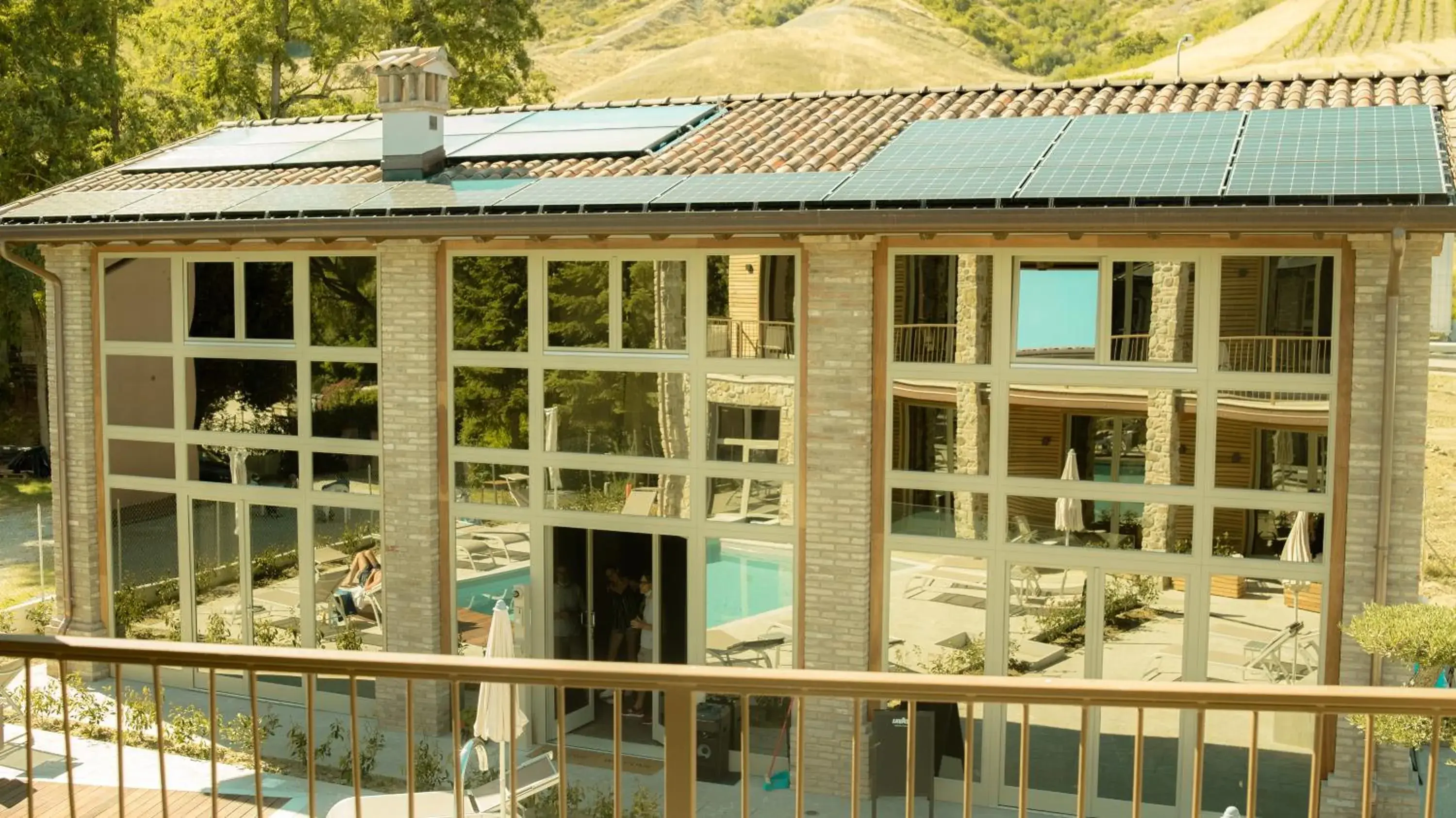 Lobby or reception, Pool View in Modus Aquae