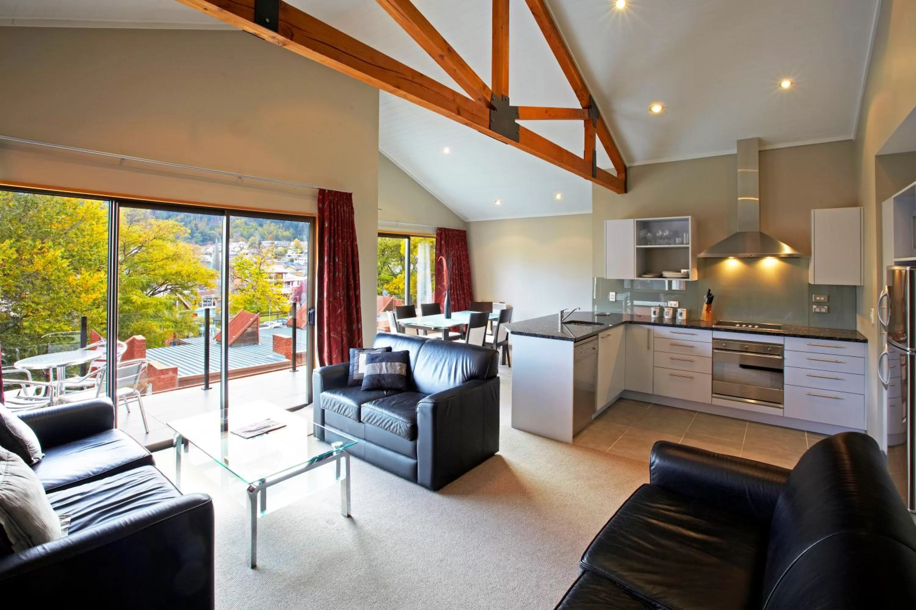 Living room in St James Apartments