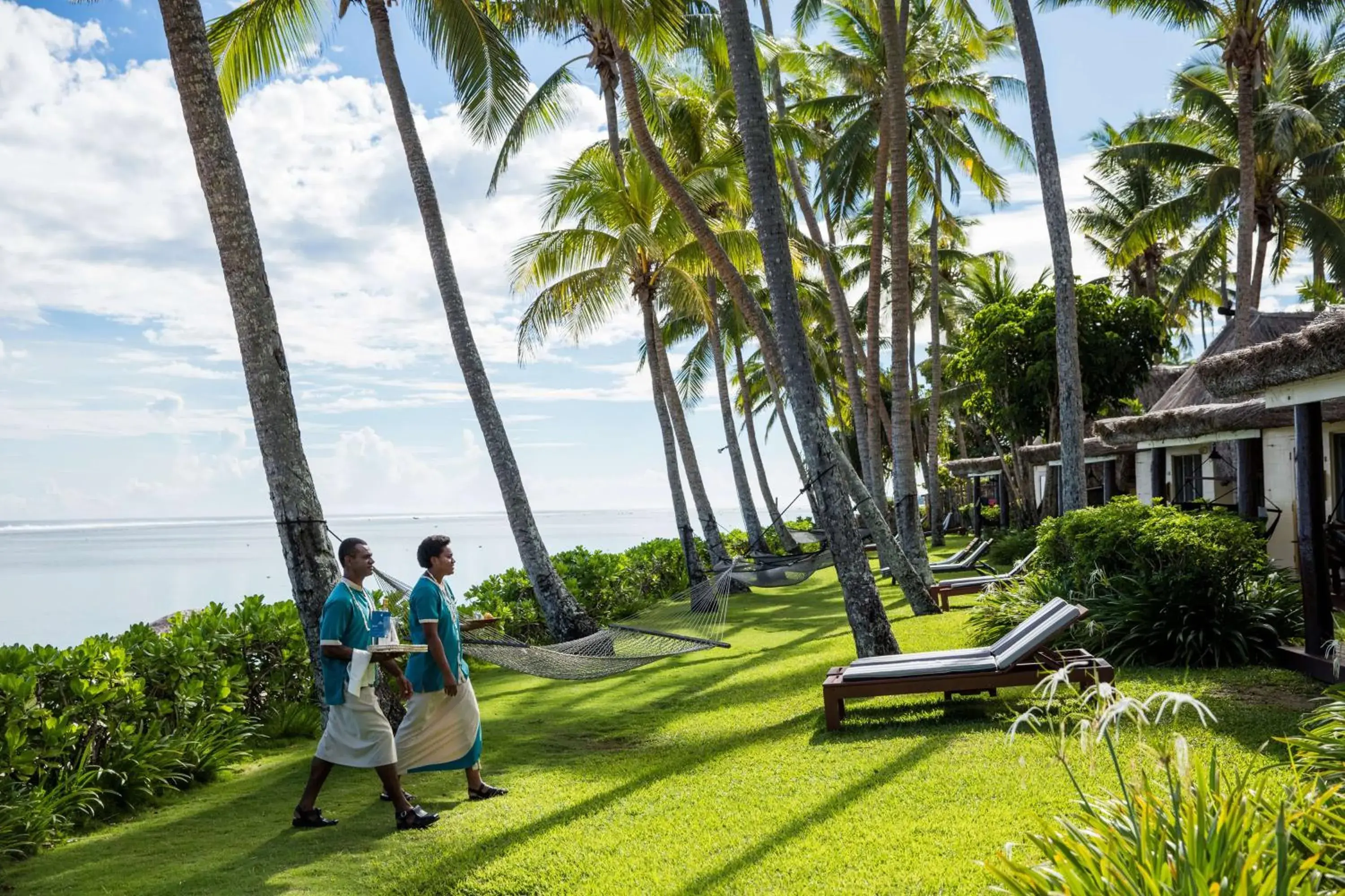 Property building in Outrigger Fiji Beach Resort