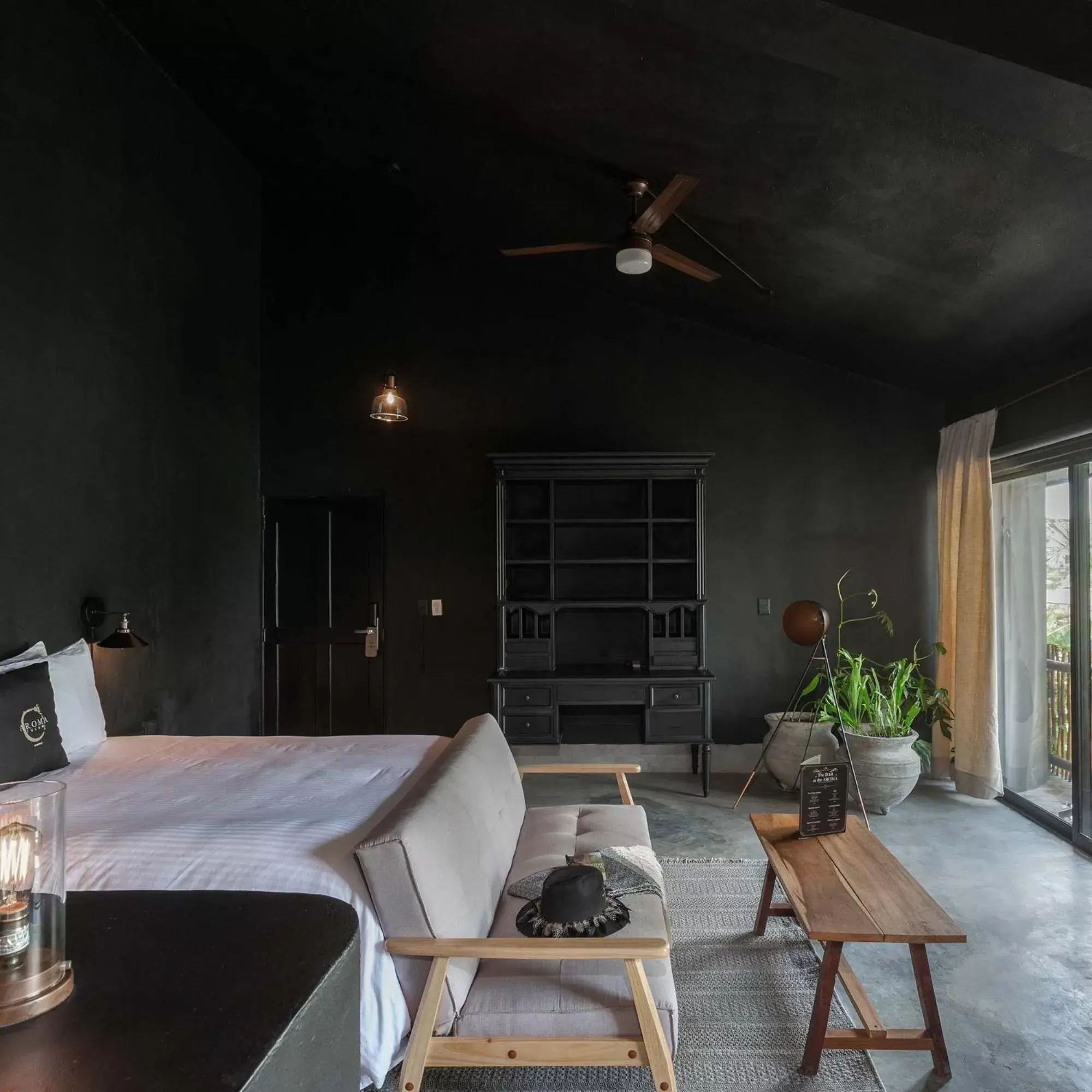 Living room in Aroma Tulum