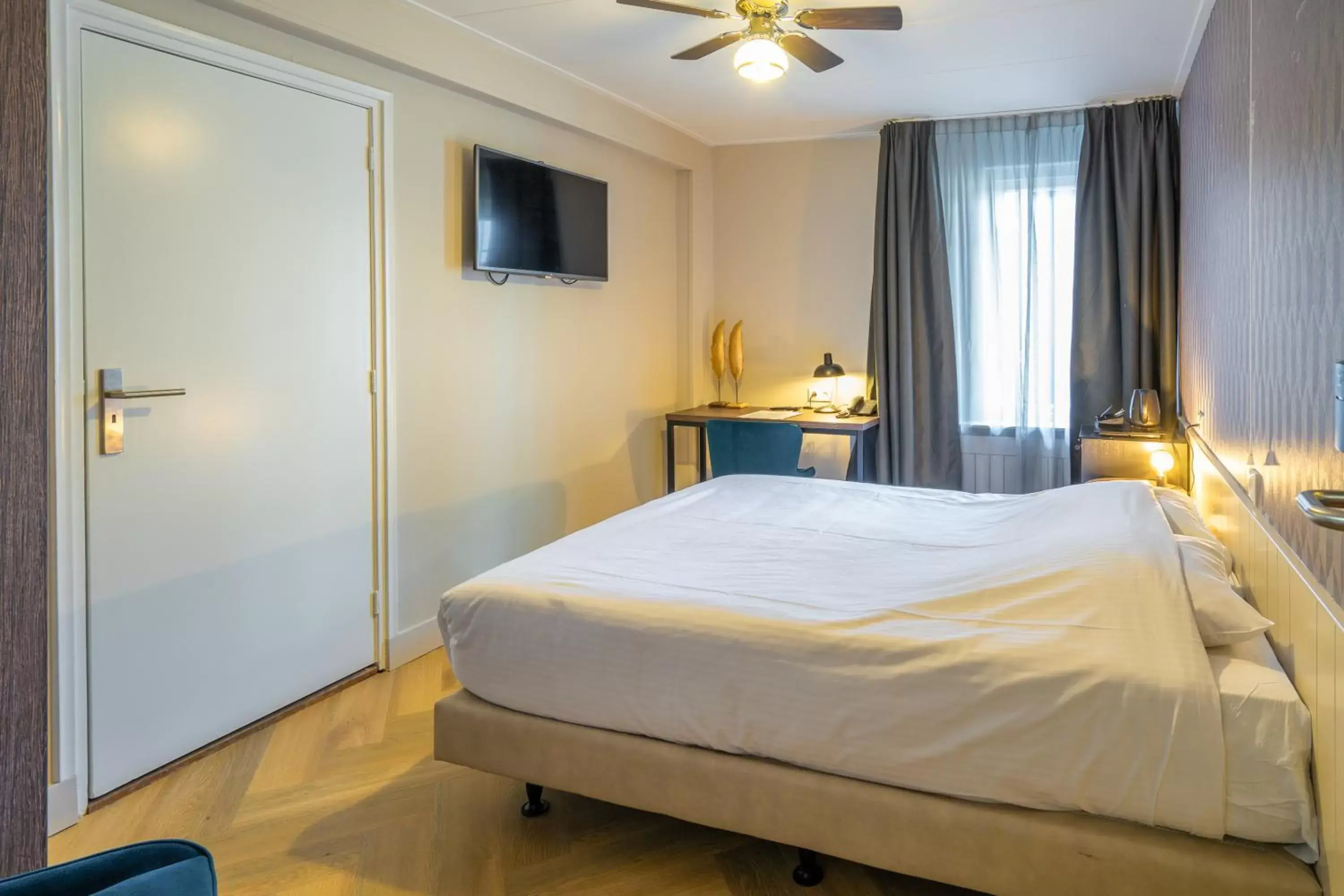 Bed in Fletcher Hotel-Restaurant de Korenbeurs Bed in Fletcher Hotel-Restaurant de Korenbeurs