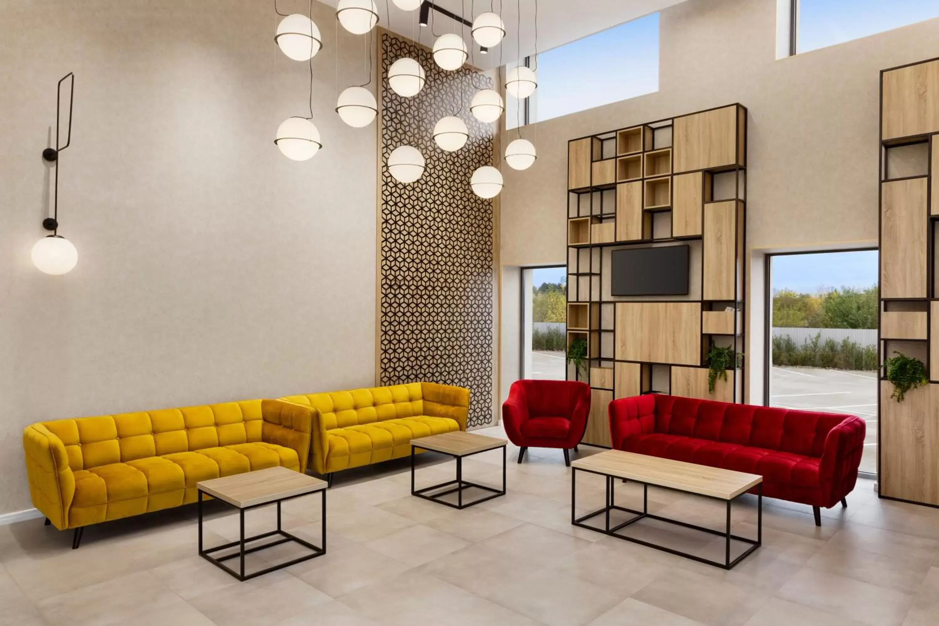 Lobby or reception, Seating Area in Ramada by Wyndham Targu Jiu